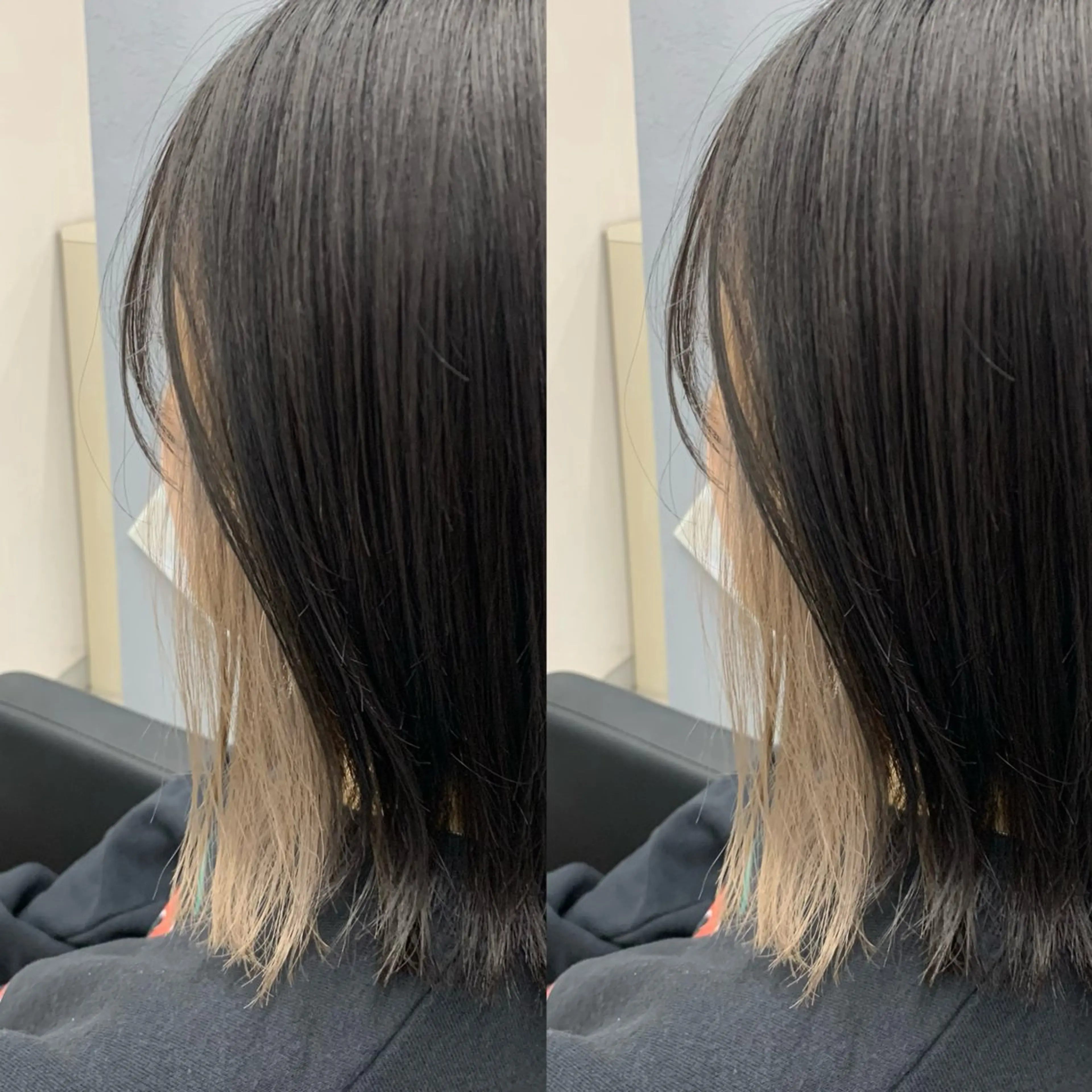 《🔅ケアブリーチ使用🔅》『寒色が好きな方』全体カット➕インナーカラー➕トリートメントの写真