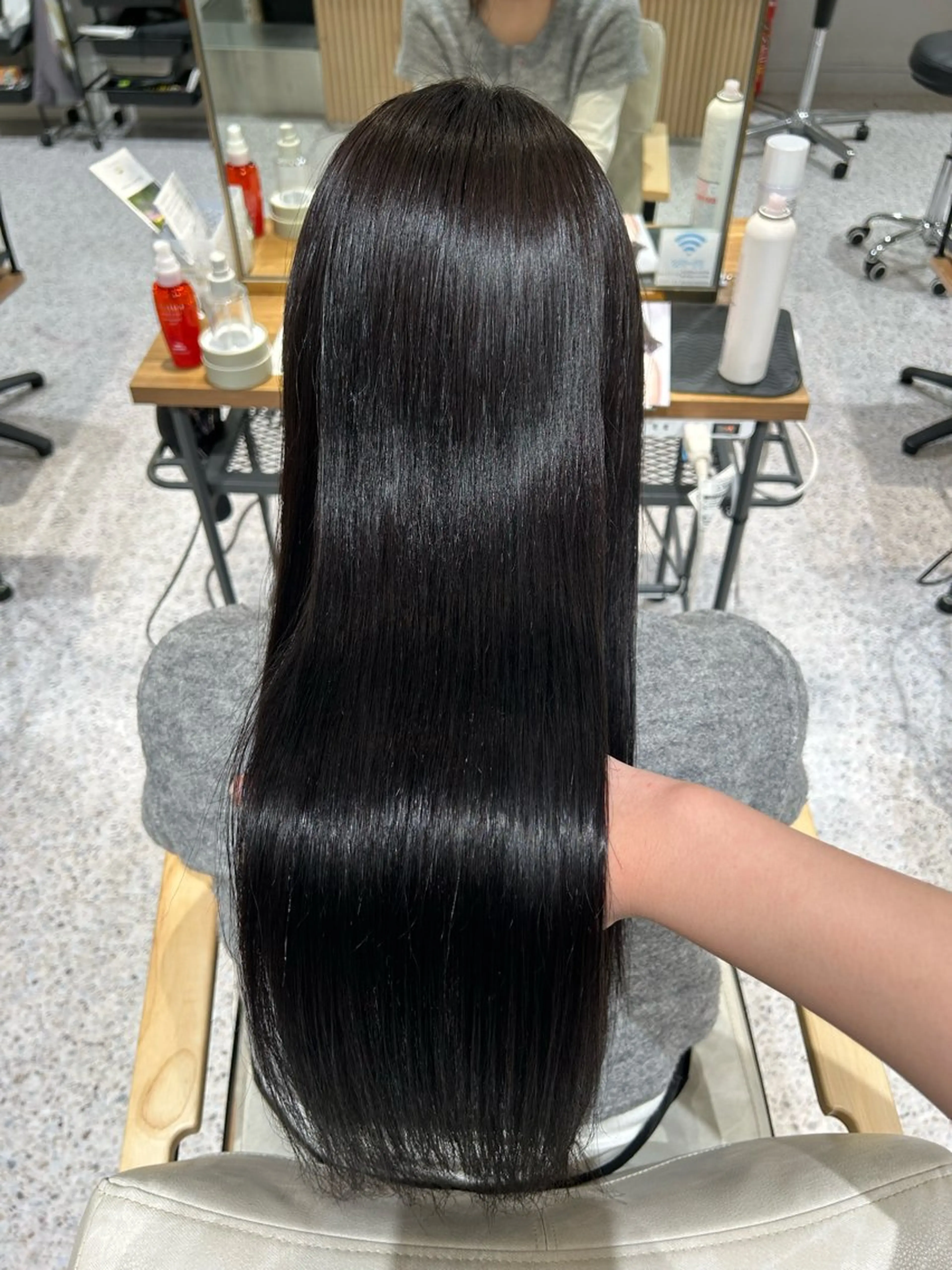 ロング 縮毛矯正 hair&eye🎀 /momoKaのマツエク・マツパデザイン