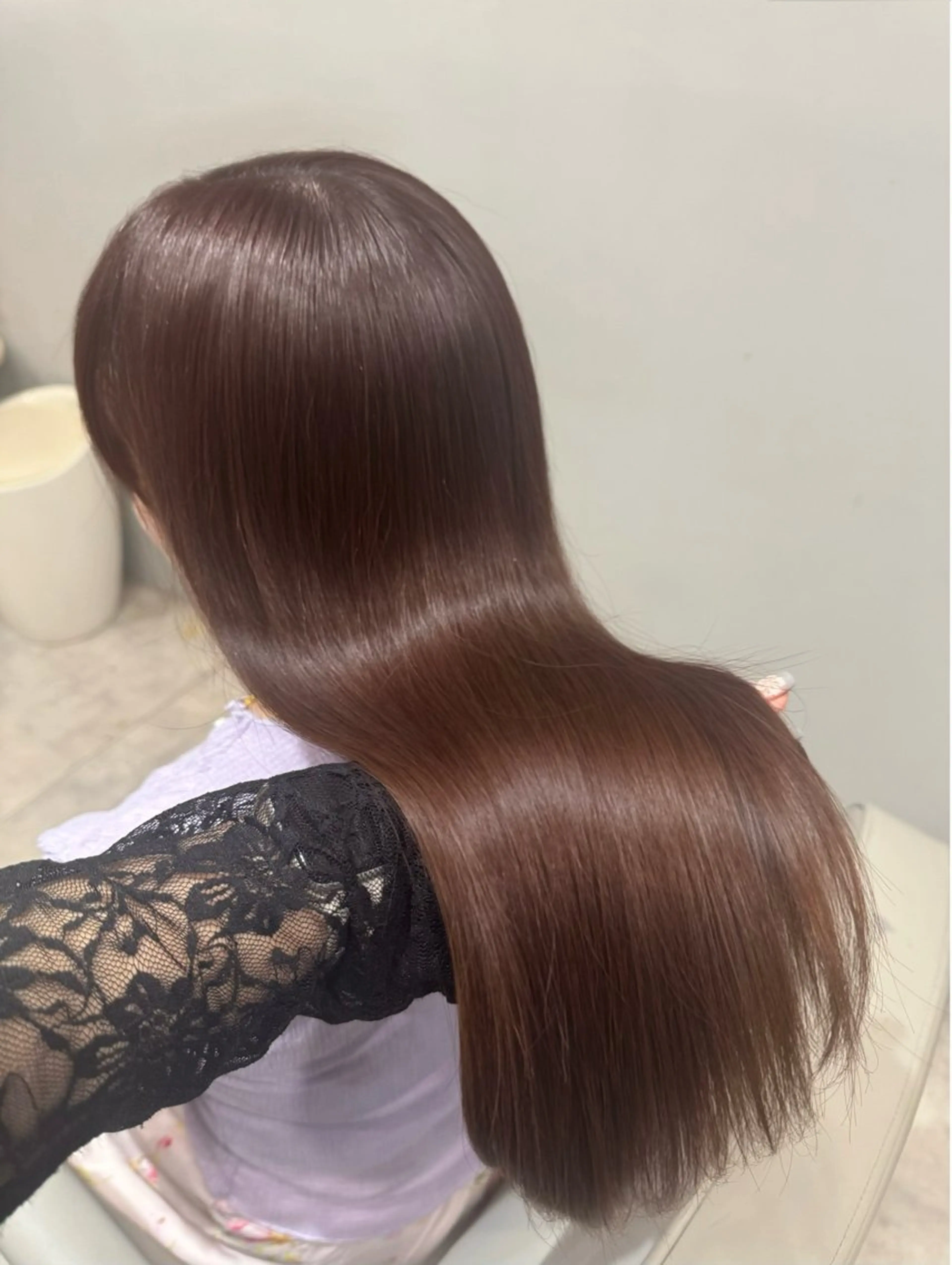 【ミニモ限定平日19時30​〜​のみ˚✧₊】🌺ブリーチなしトーンアップワンカラー➕保湿treatment付き☆彡の写真