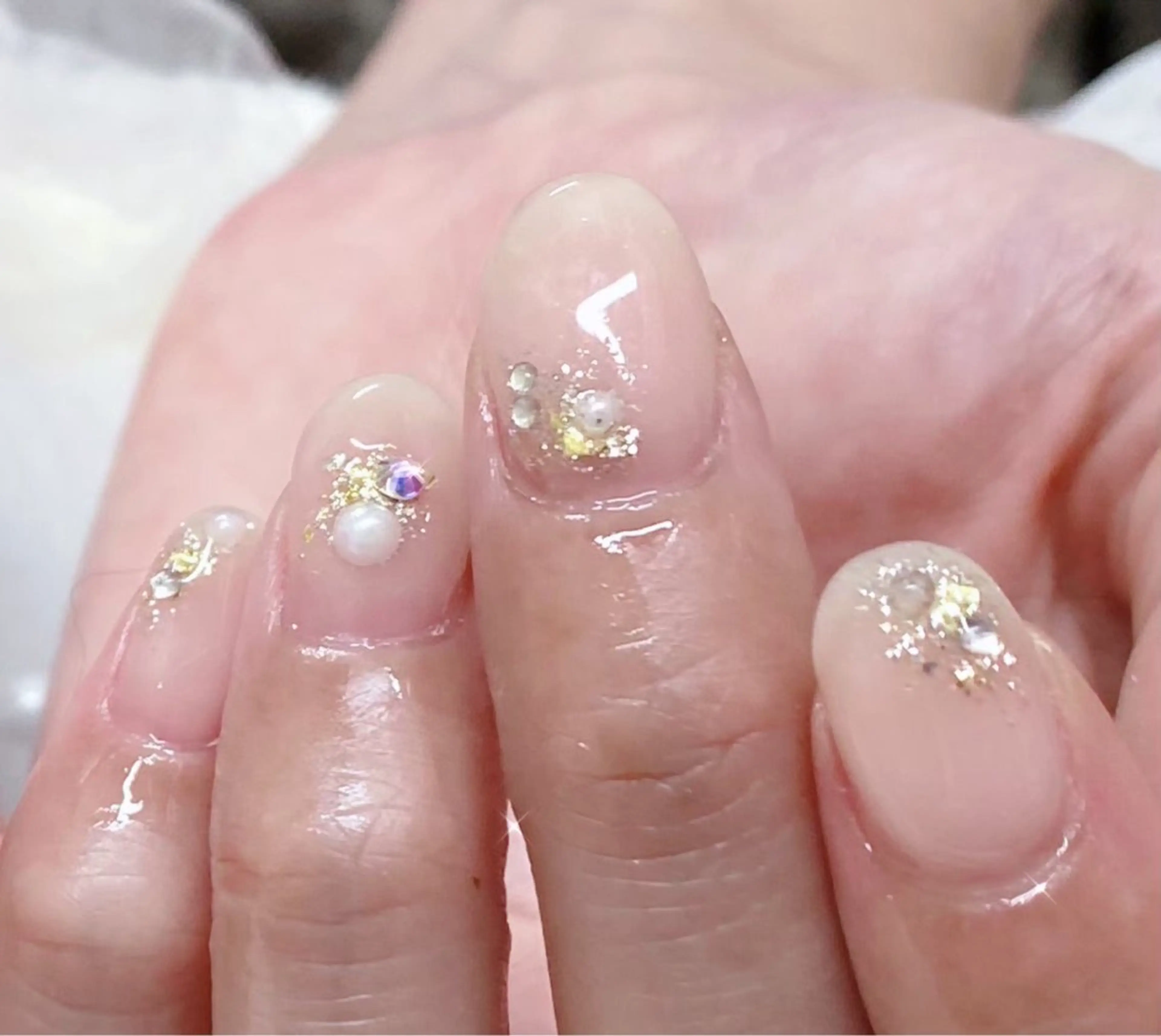 ネイル フットネイル ゴールド ゴージャス ハロウィン マグネットネイル ハンドネイル ハンドケア 大門浜松町 ネイルのネイルデザイン