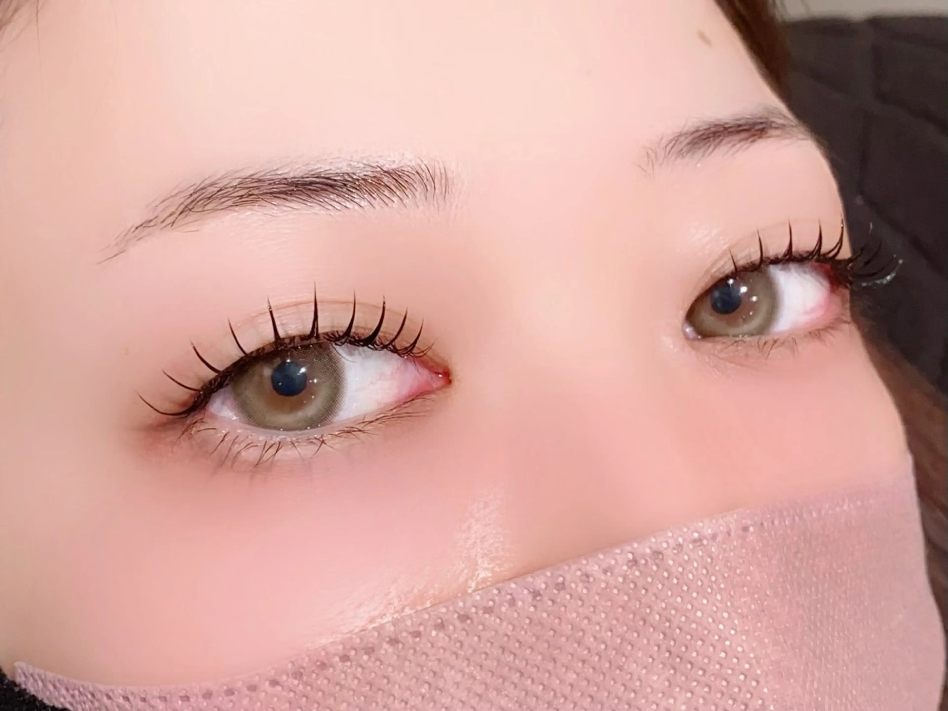 🎀新メニュー🎀理想の組み合わせが実現👀LEDエクステ100本×まつげパーマ（オフ＋アイシャンプー＋コーティング込）の写真