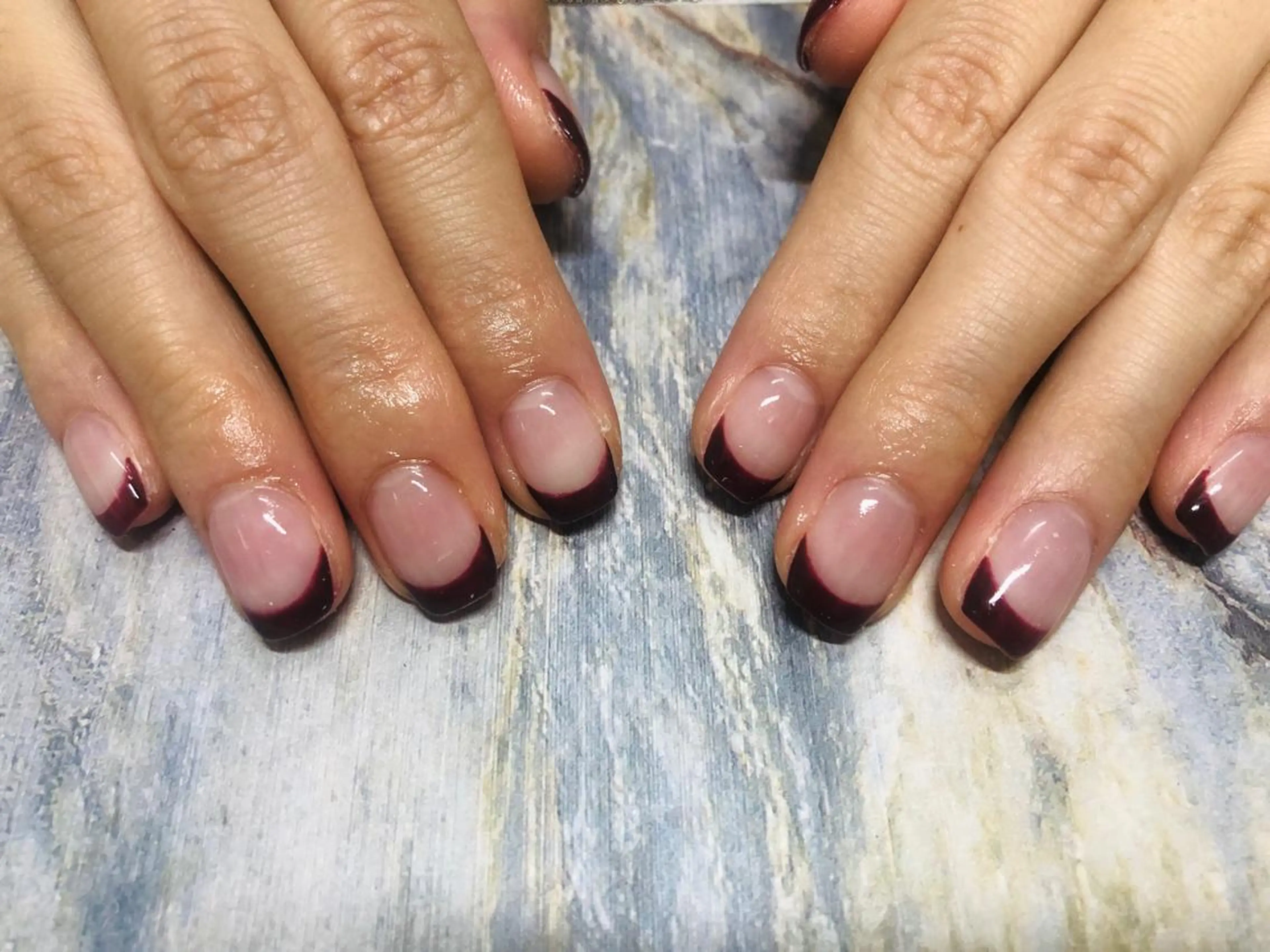 ネイル フレンチネイル Mogu nail 二子玉川のネイルデザイン