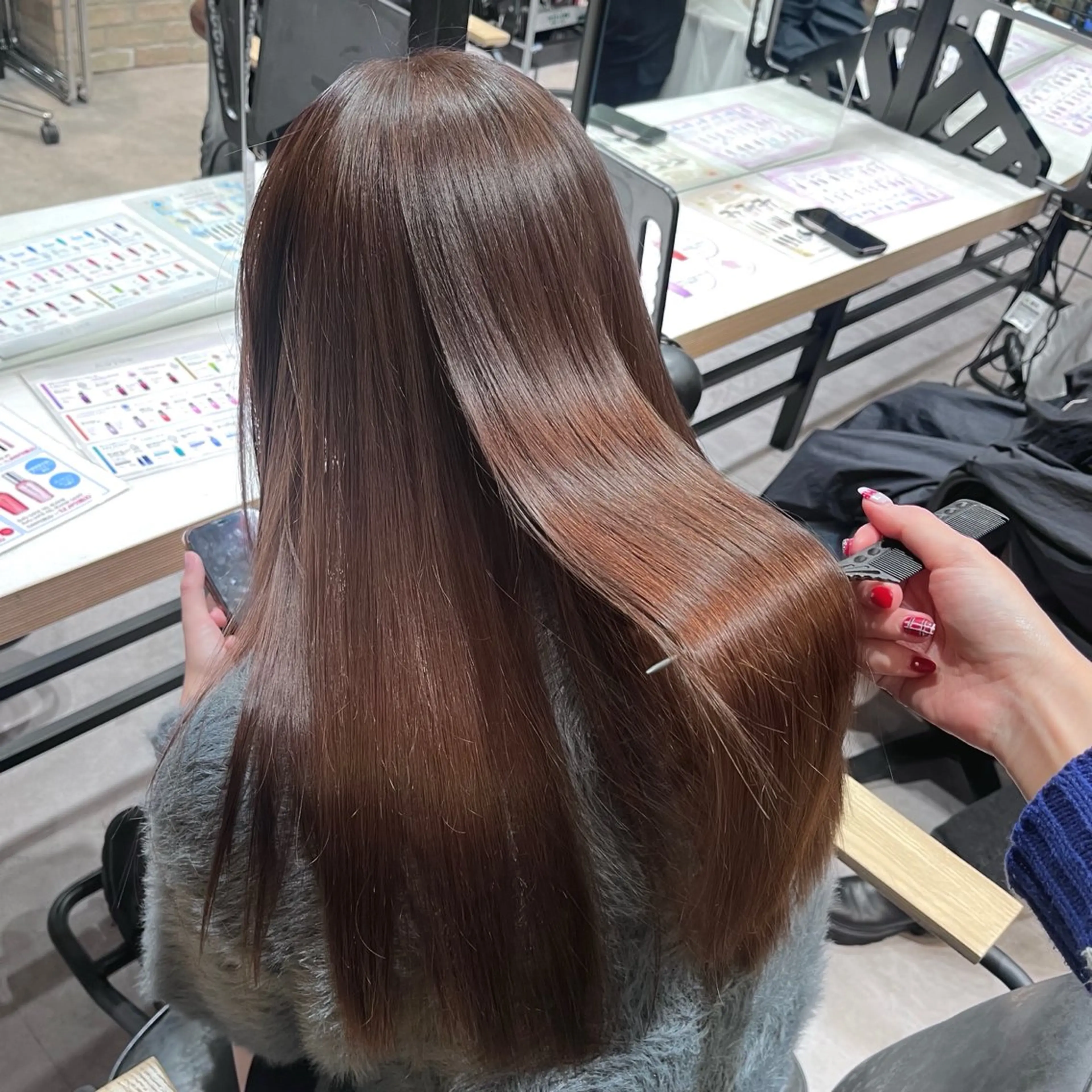 ロング カラー ベージュカラー ヘアカラー 🩶レイナ🩶 color/nailのヘアスタイル