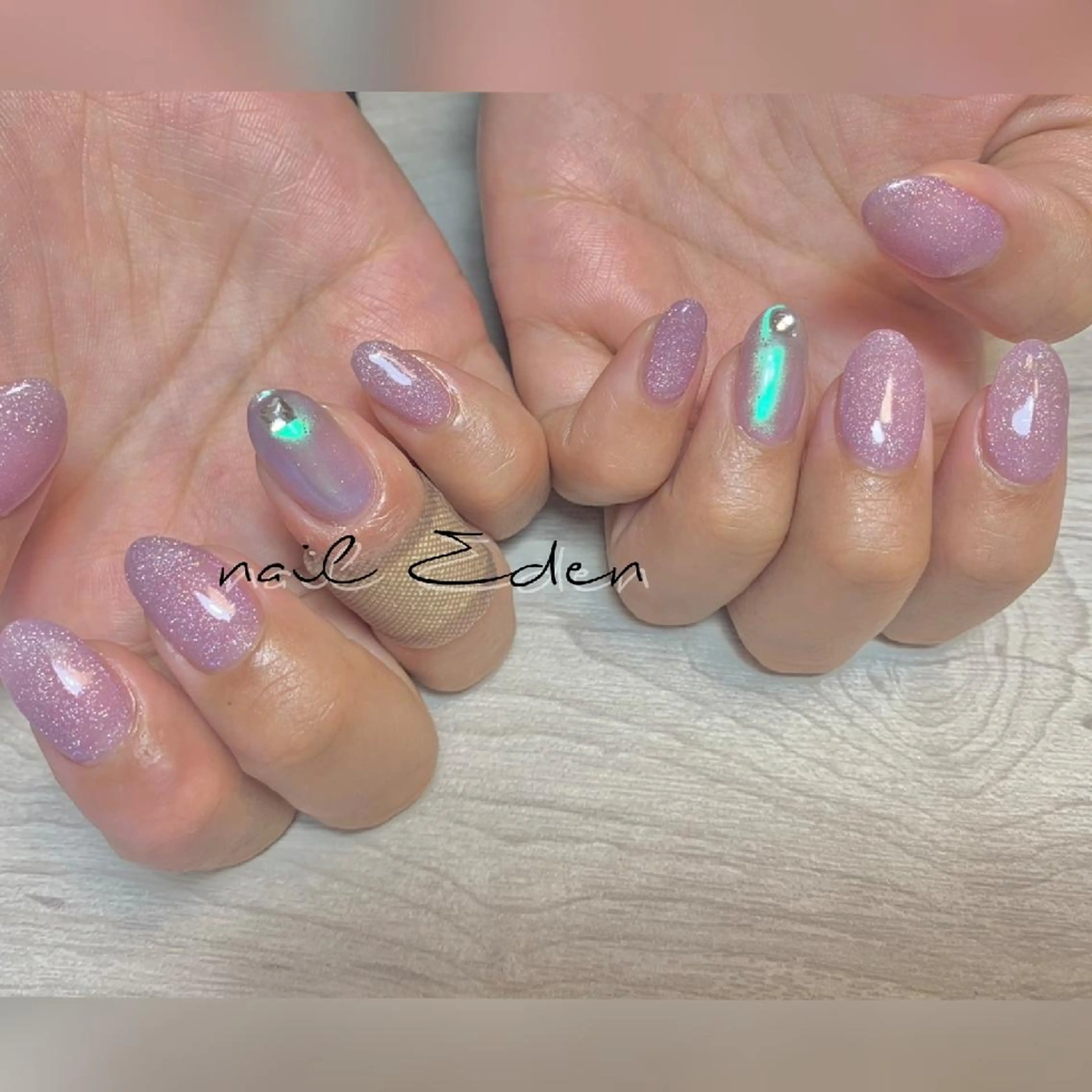 ネイル 春ネイル ハンドネイル ハンドケア Eden　private nail saron所属・Eden ♾️のネイルデザイン