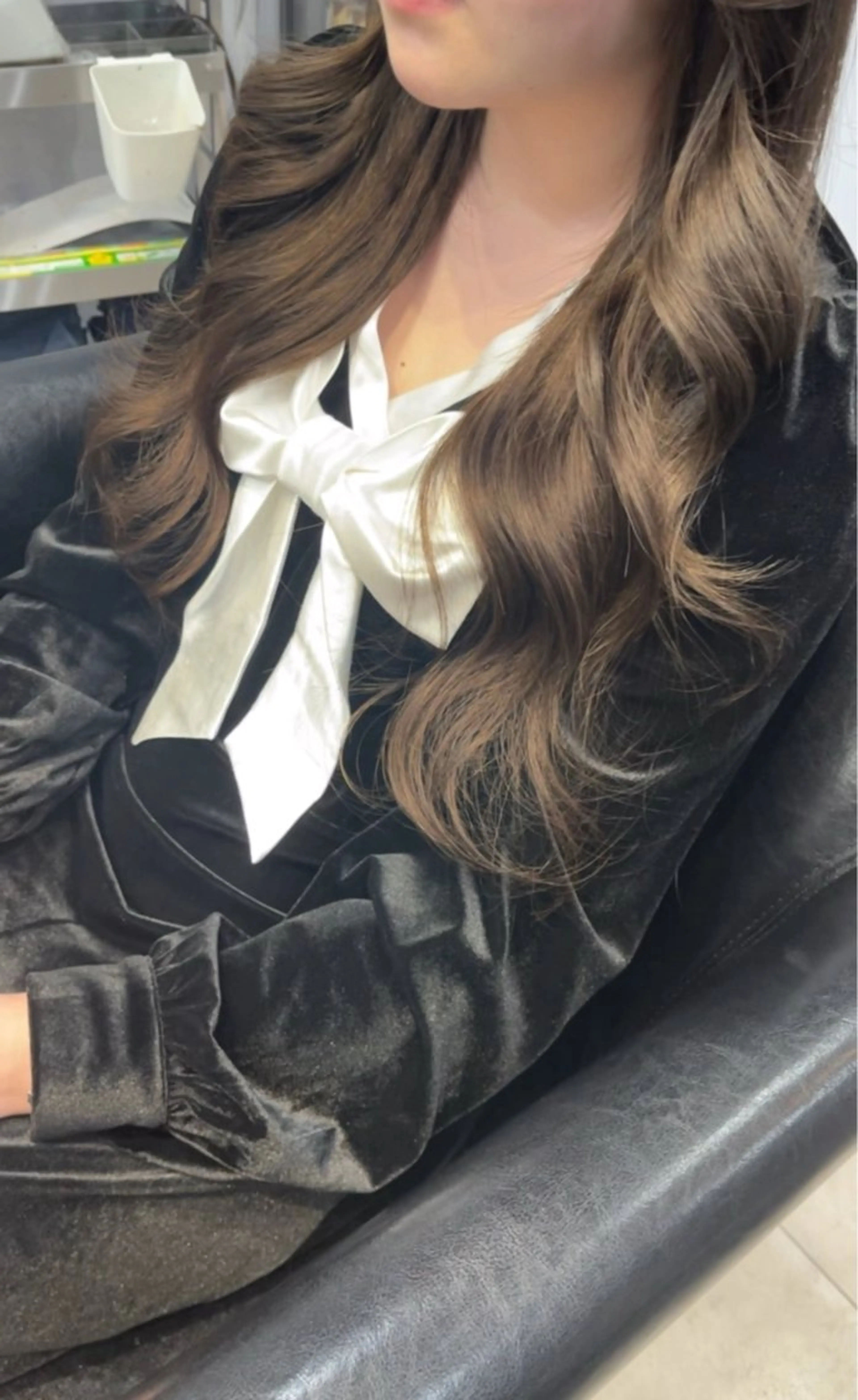 🍁秋割🍁【ワンカラー(トリートメント無料)✖️馴染ませカット半額❗️✖️プルエクステ】ダイヤモンド毛質60本〜の写真