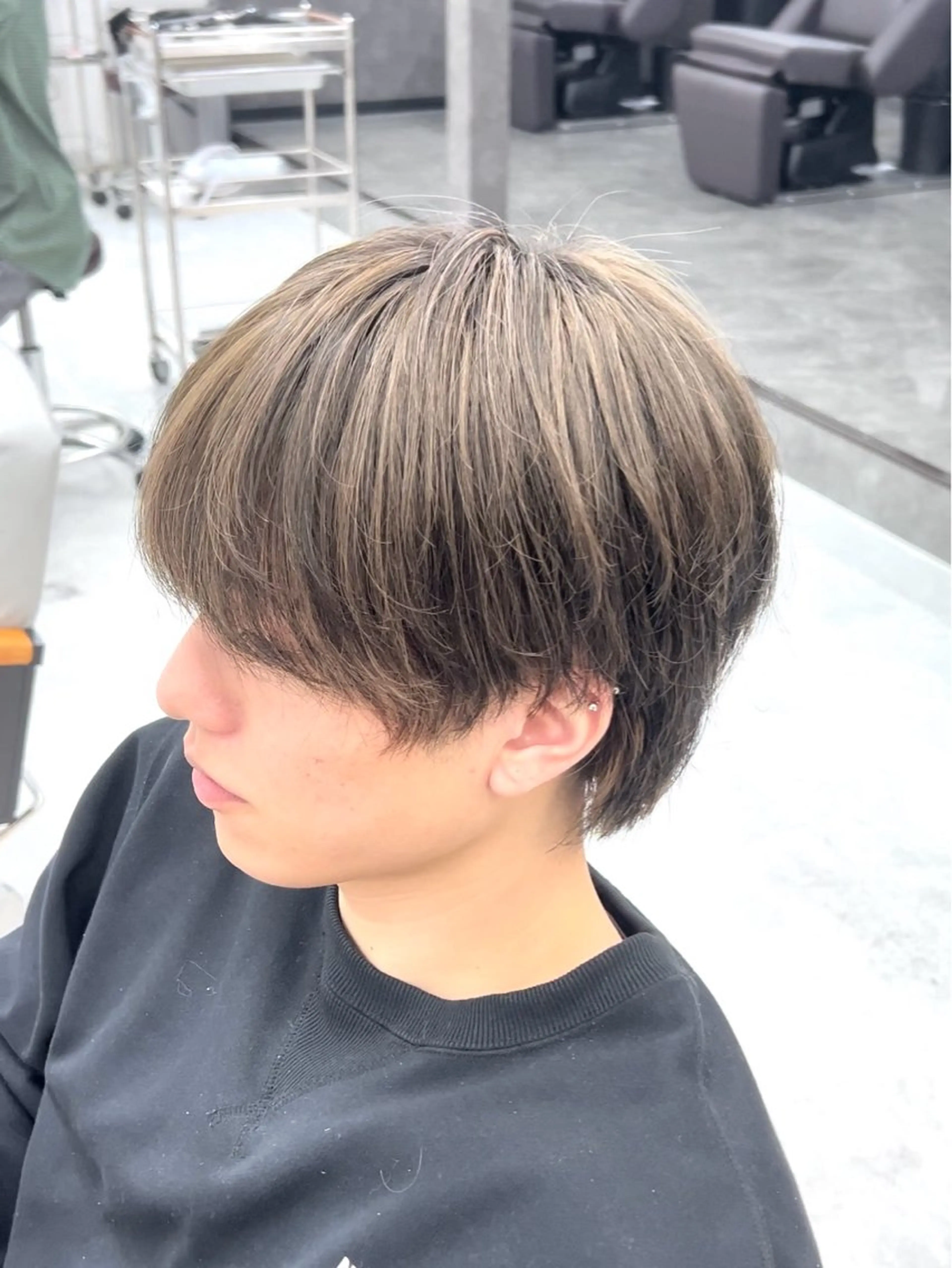 ショート カラー ヘアアレンジ メンズ メンズブリーチ ブリーチ カット ヘアカラー トリートメント ヘアセット フウト/メンズカット /メンズパーマのヘアスタイル