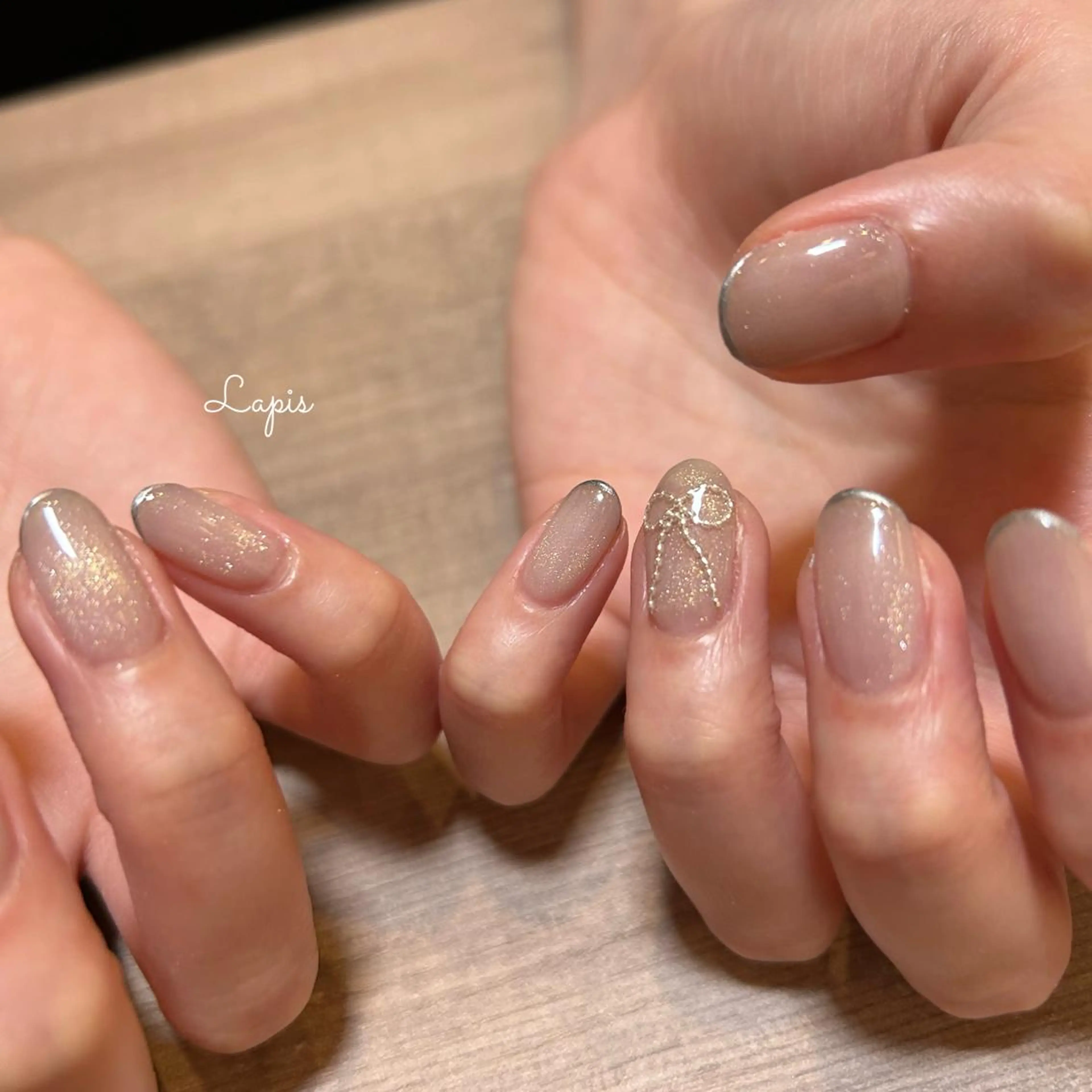 ネイル ハンドネイル Lapis *のネイルデザイン