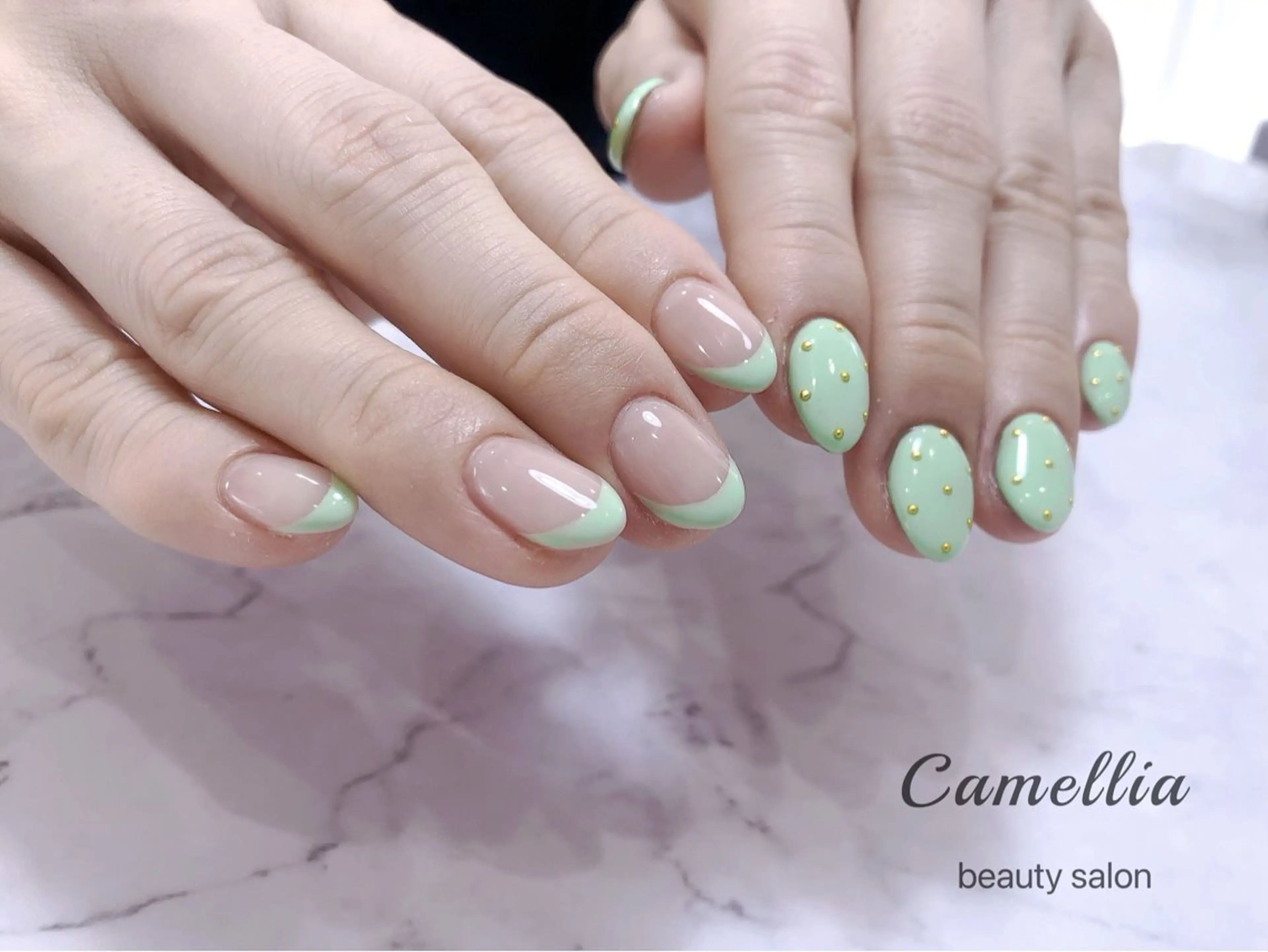 ネイル ハンドネイル ハンドケア Camellia nail salonのネイルデザイン