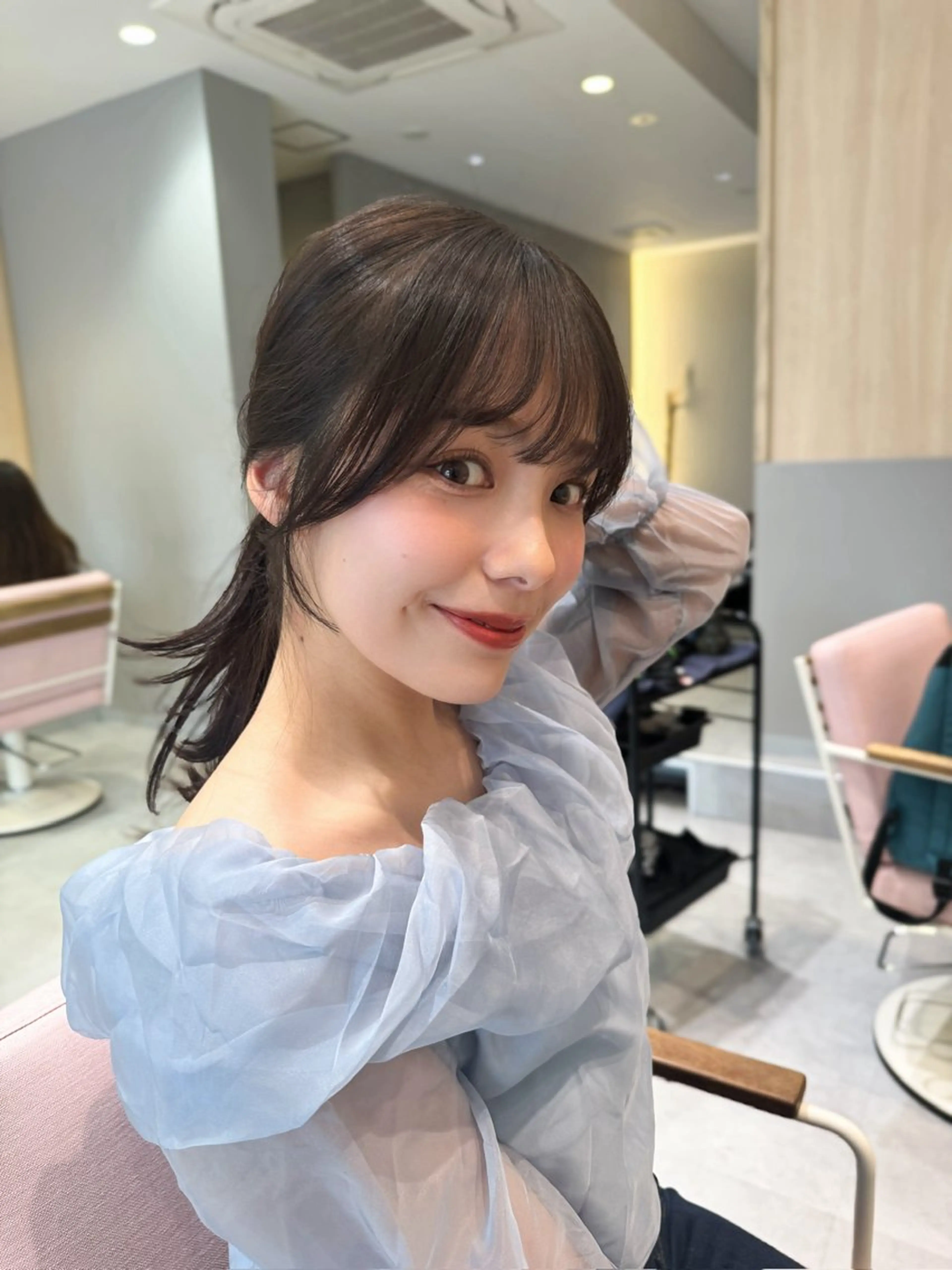 セミロング カラー カット ヘアカラー トリートメント ヘアセット ✂️似合わせの魔術師 石田一樹✂️のヘアスタイル