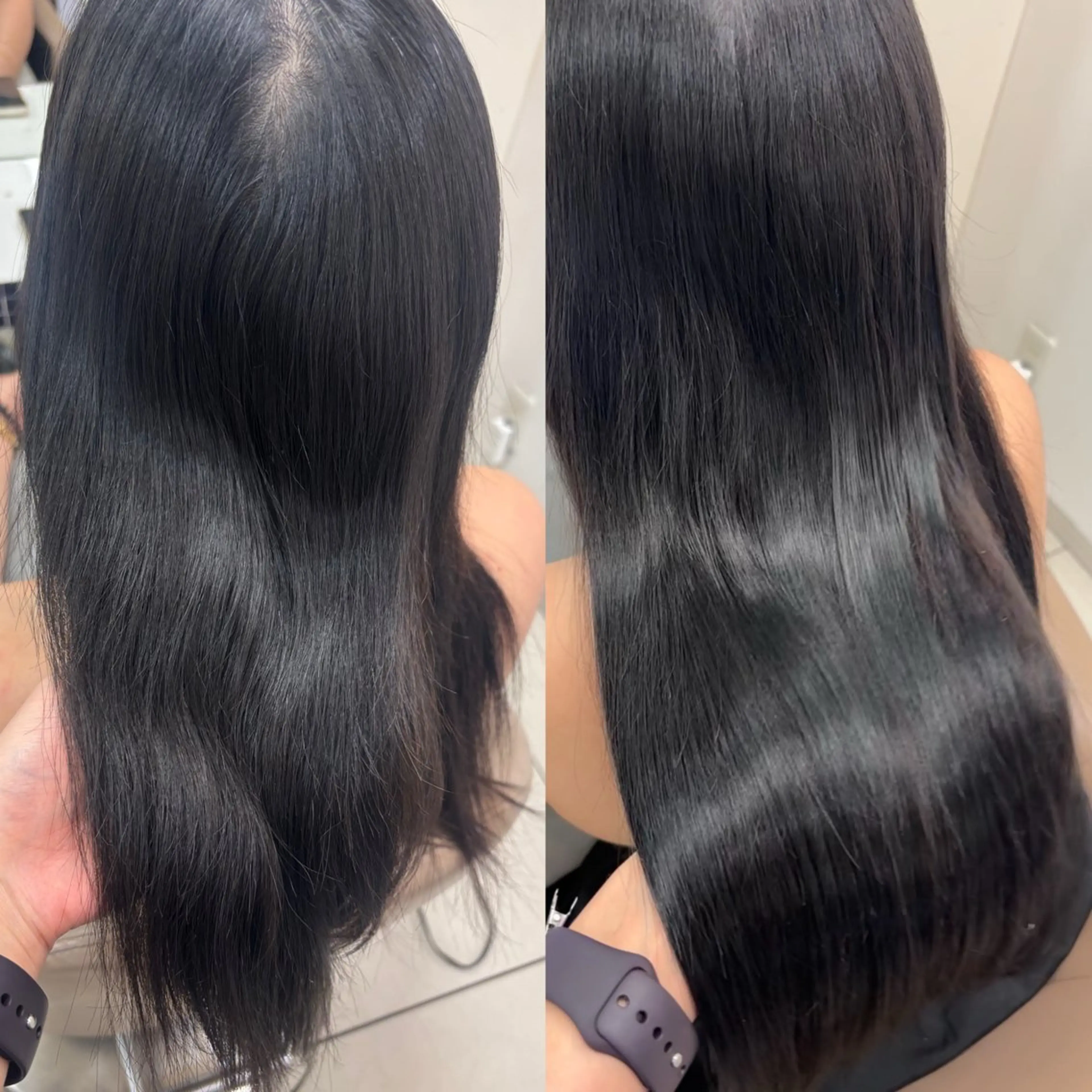 ロング カラー ヘアカラー エクステ 羽エクステ/シール エクステ/横浜駅5分のヘアスタイル