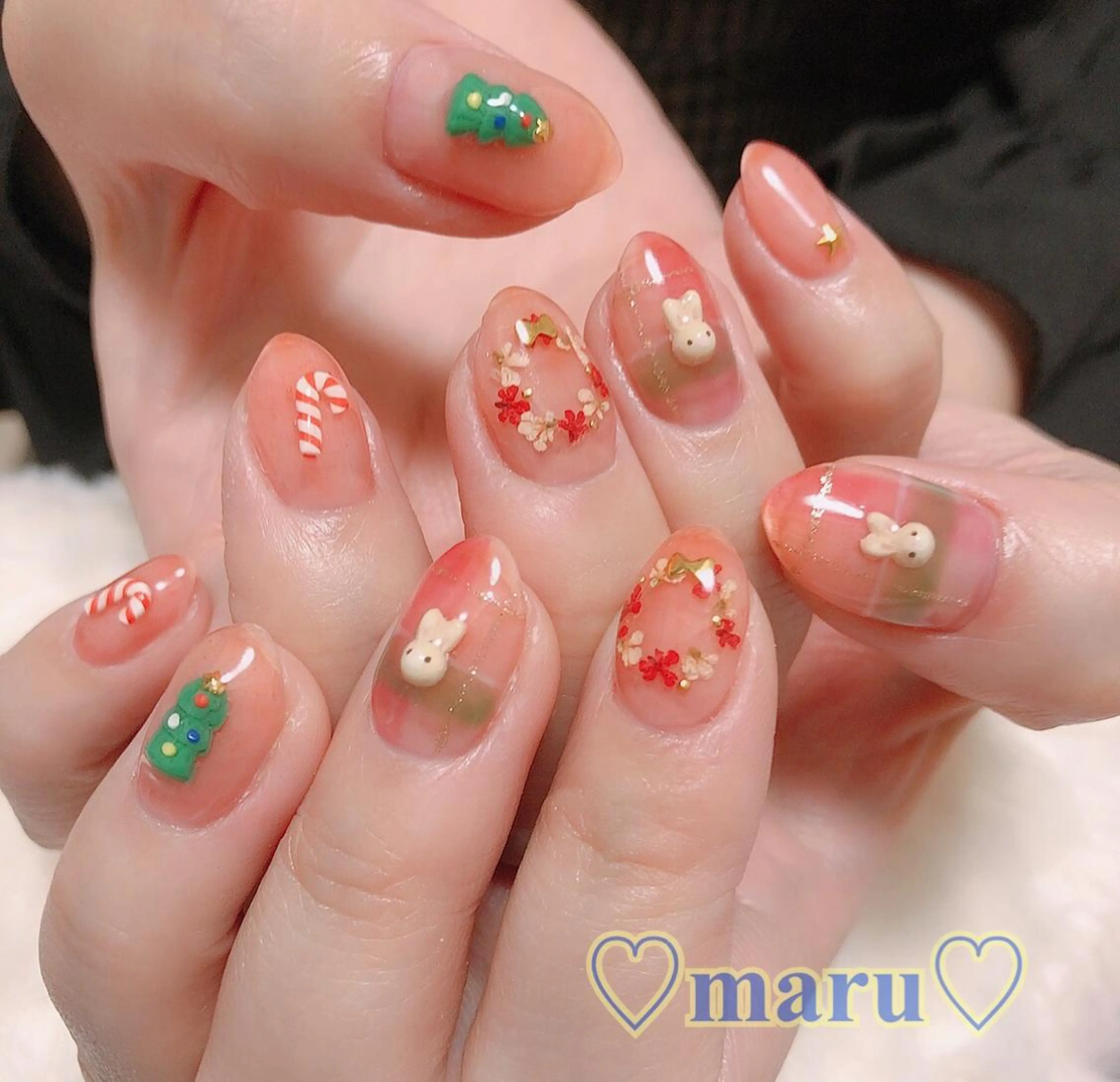 ネイル ハンドネイル フットネイル まるみ ♡のネイルデザイン