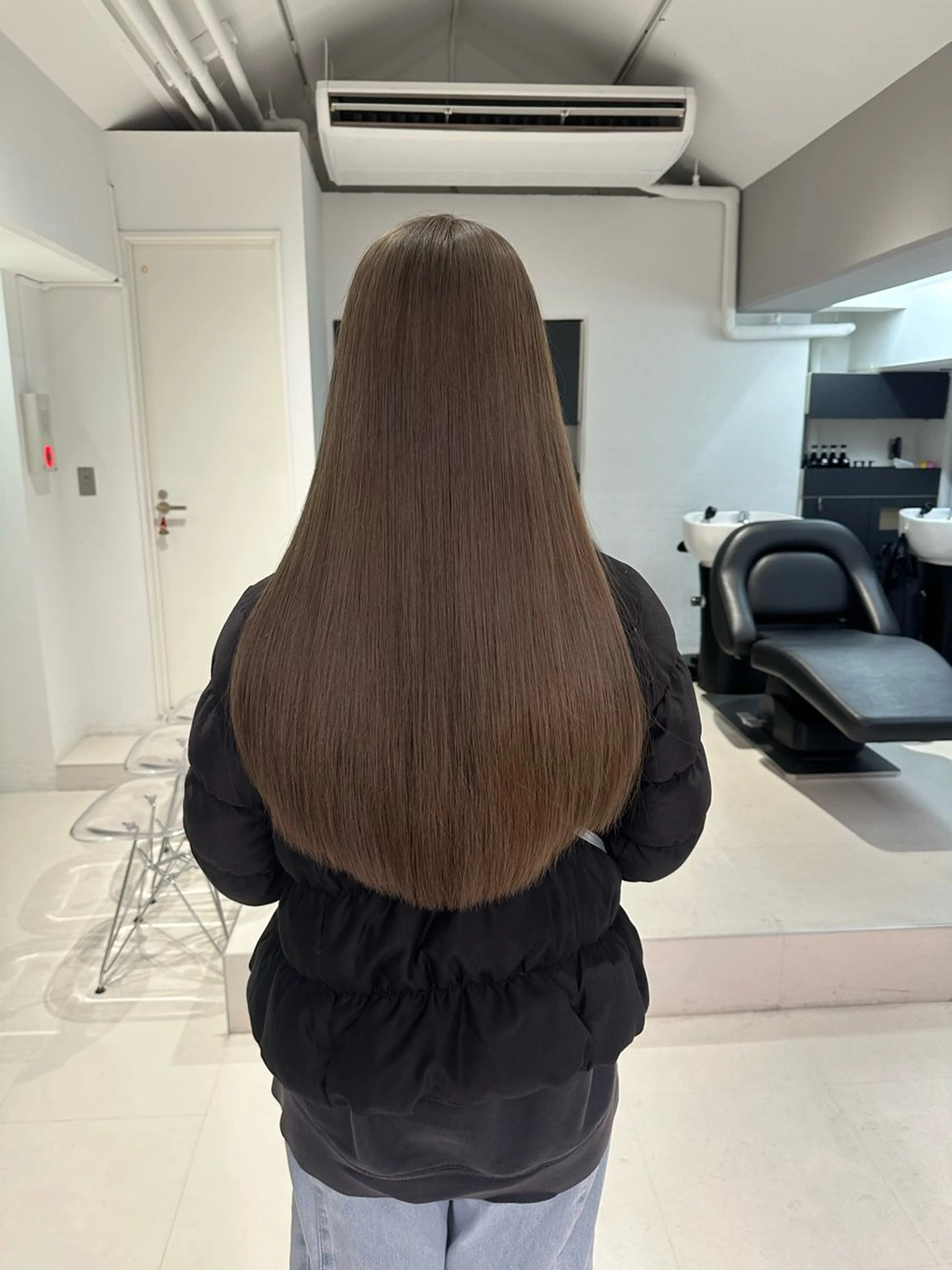 ロング カラー ベージュカラー ブリーチ ハイトーンカラー ブリーチなしカラー ボブ ヘアカラー トリートメント REINA☁️透明感 カラー/ぷつっと♡のヘアスタイル