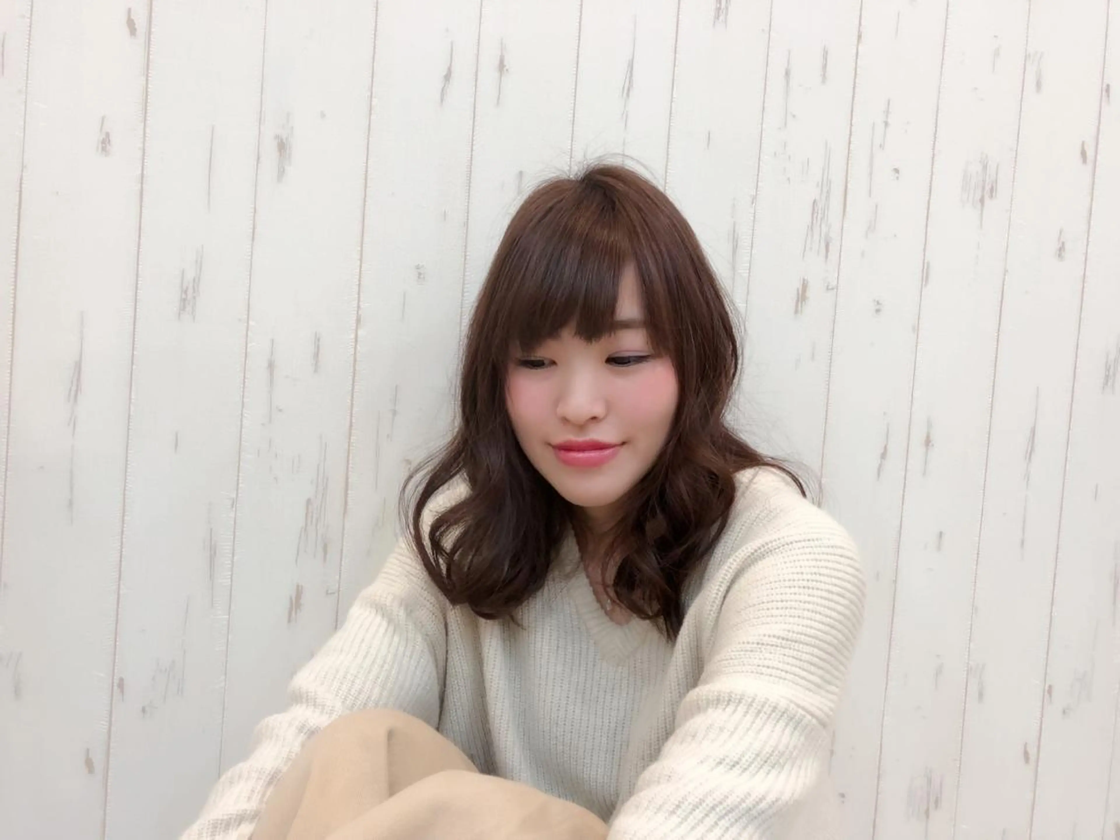 セミロング カラー パーマ ヘアアレンジ KAIzen. tomoのヘアスタイル