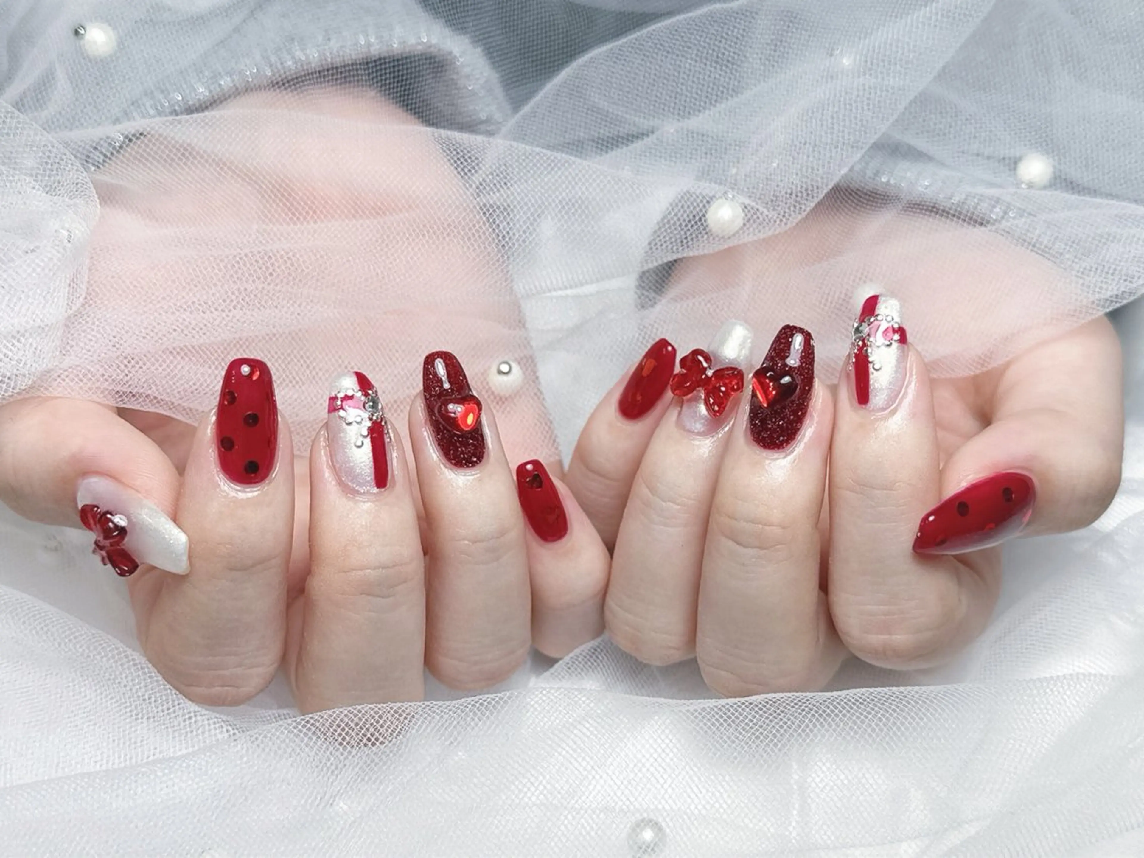 ネイル ハンドネイル フットネイル 【Eclat ｴｸﾗ】nail＆beauty所属・Eclat〔ｴｸﾗ〕 MOEKA𝜗𝜚*のネイルデザイン