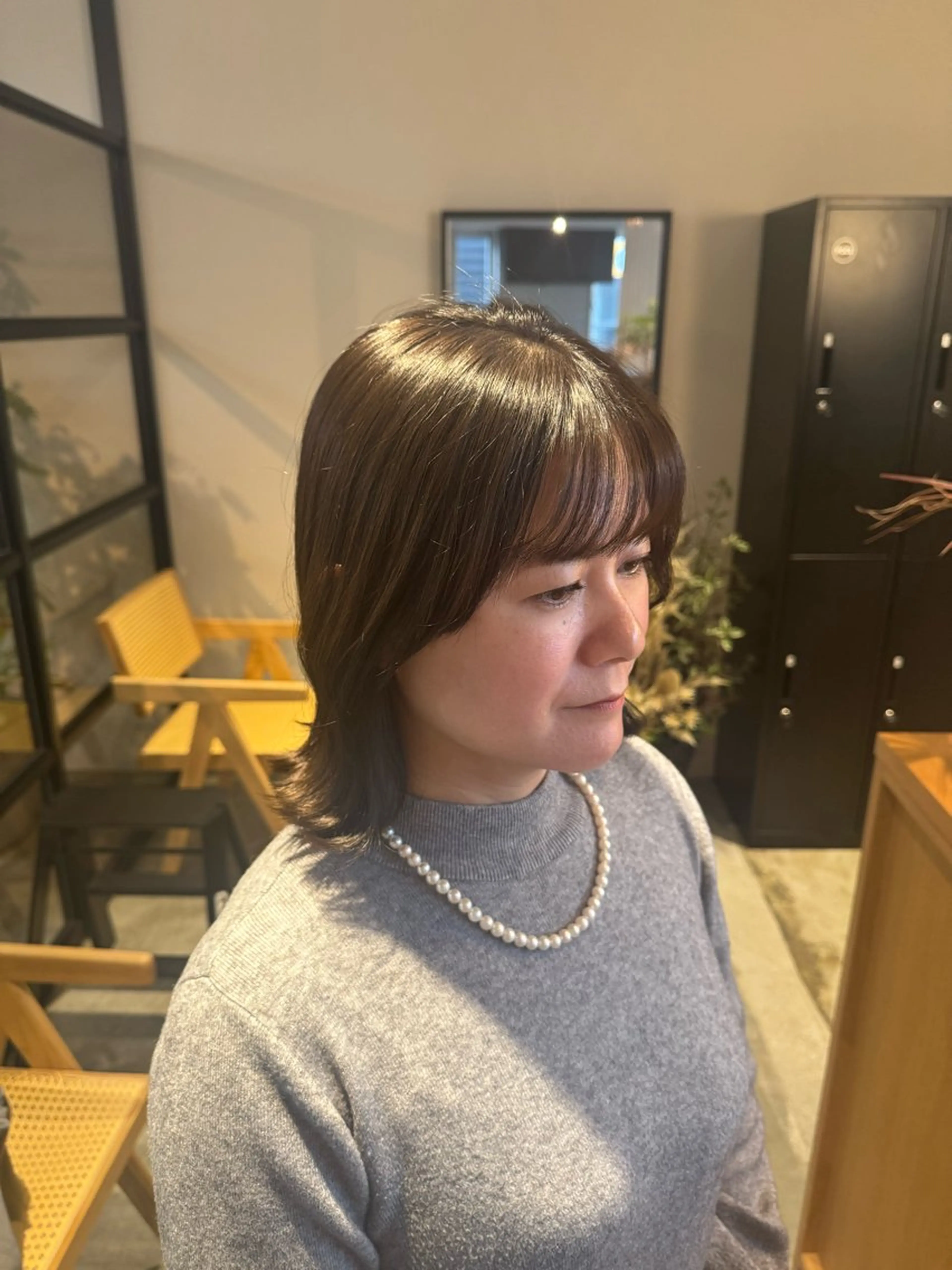 ミディアム カット ヘアカラー トリートメント POOL京橋店所属・カイリ 【POOL】のヘアスタイル