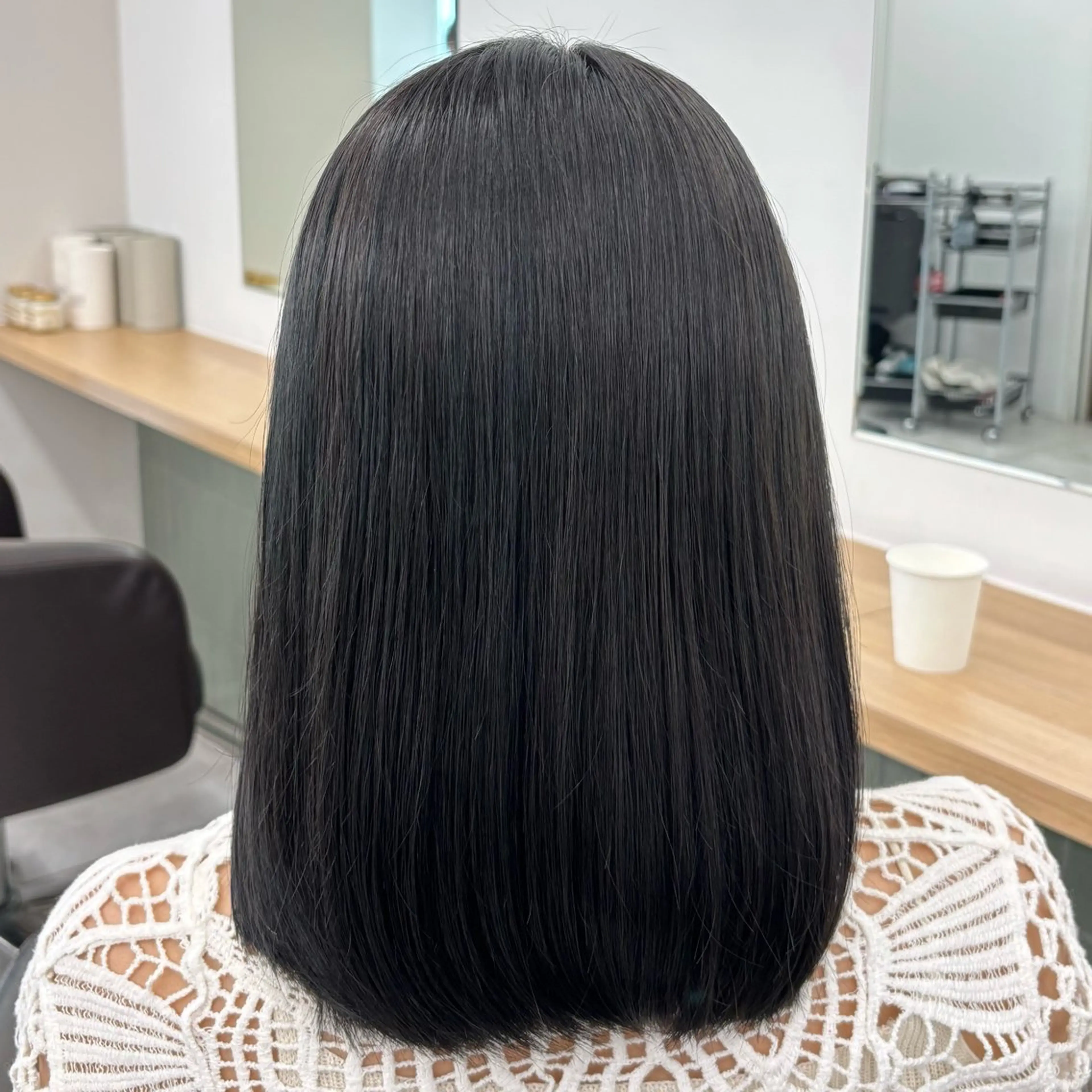 ミディアム カラー ヘアカラー トリートメント こゆき /カラーモデル様募集のヘアスタイル