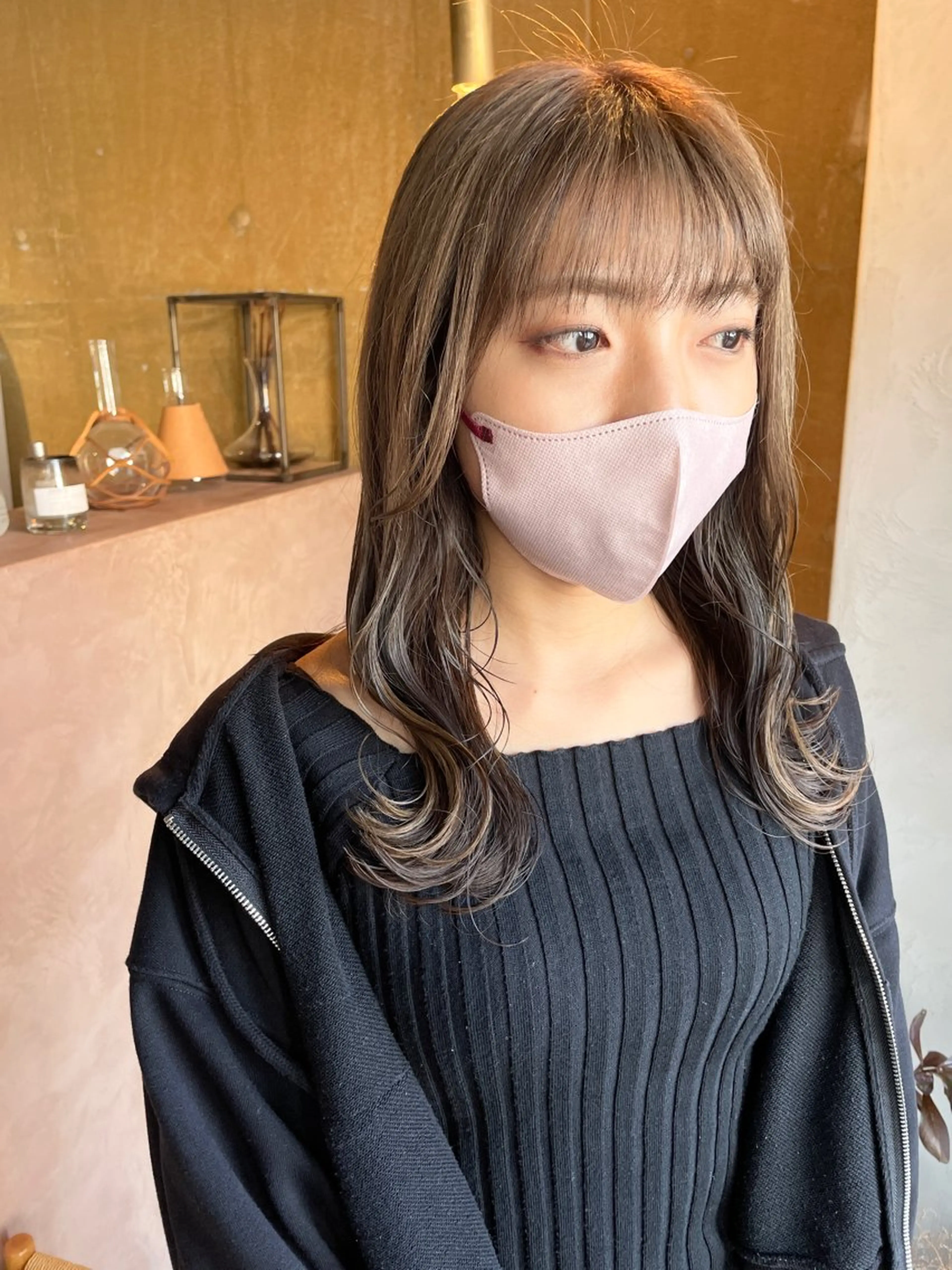 ロング 韓国ボブ👩🇰🇷 小野絢未のヘアスタイル