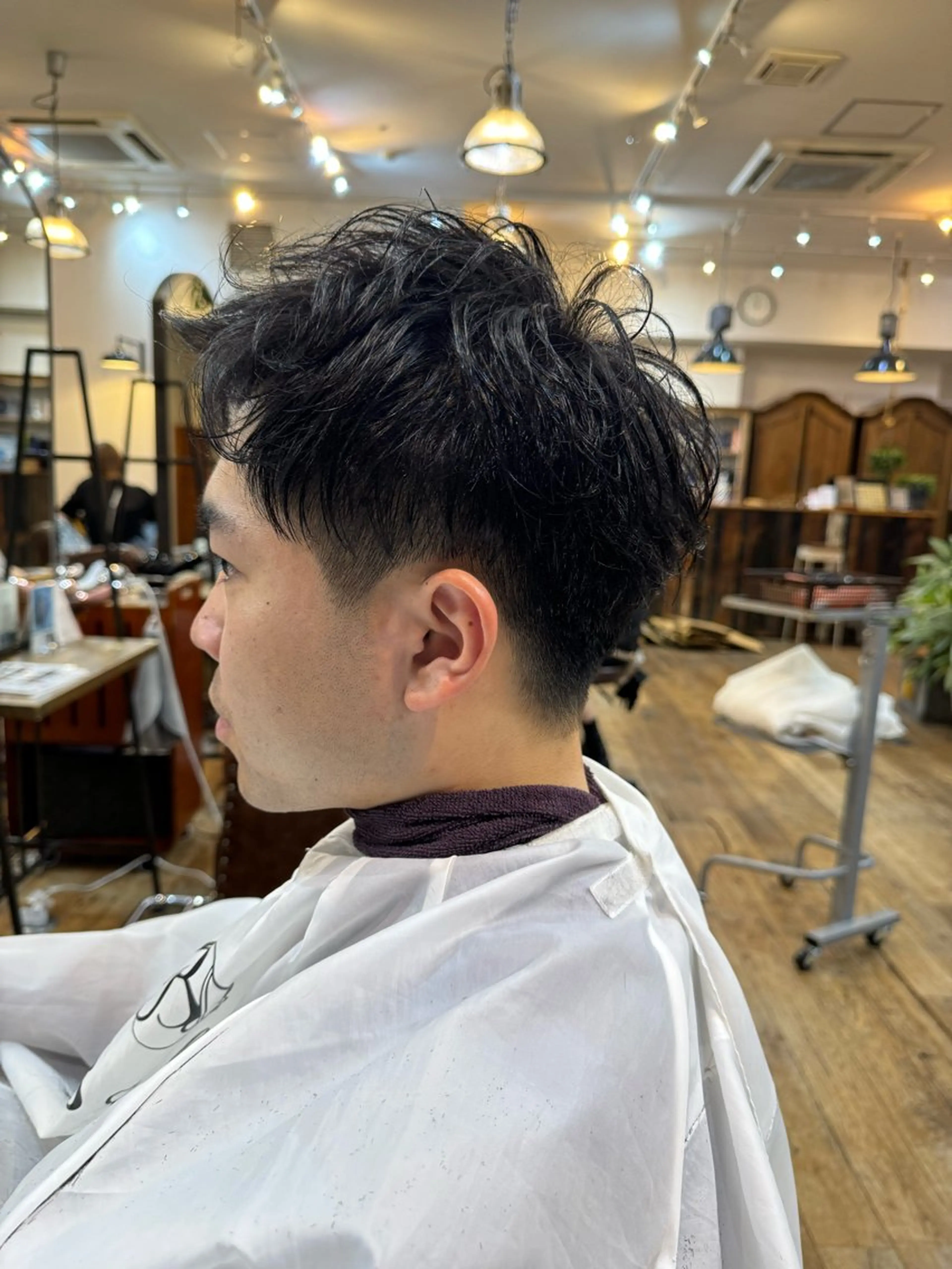 パーマ メンズ 🐋湊 ゆうき /ショートカット🫧のヘアスタイル