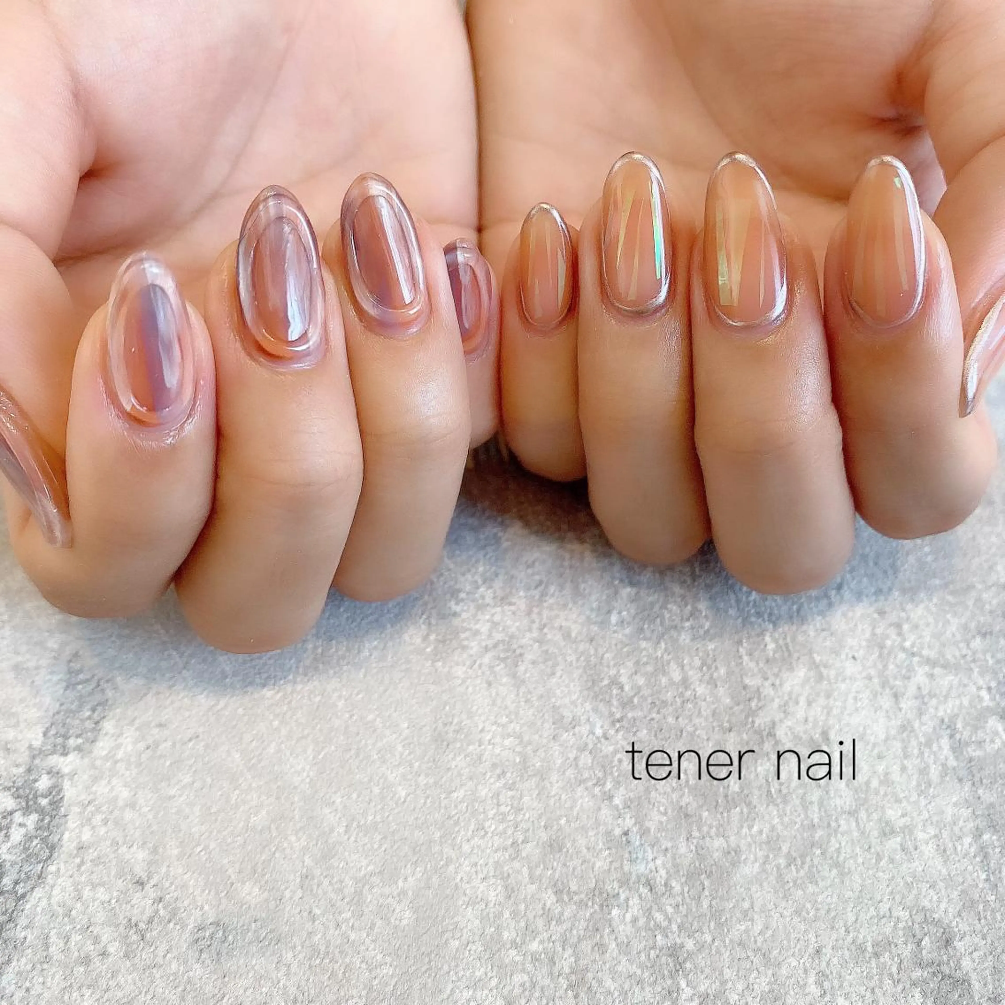 ネイル アートネイル クリアネイル tener  nail  テネルネイル所属・テネルネイル tener nailのネイルデザイン