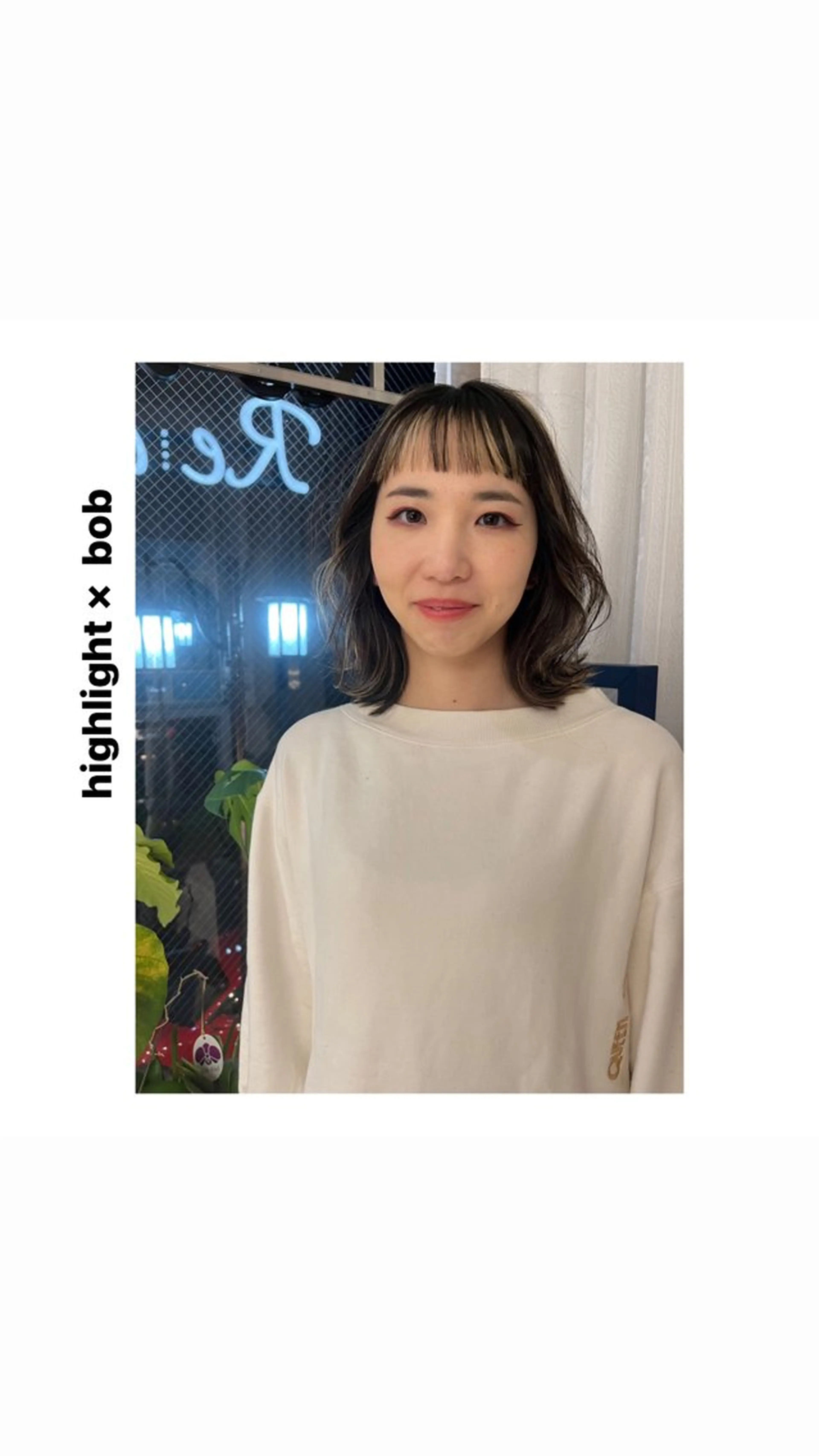 ミディアム カラー ハイライトカラー ハイライト ヘアカラー トリートメント rewards成城学園前店所属・hiro【沿線で叶う 似合わせhair】のヘアスタイル