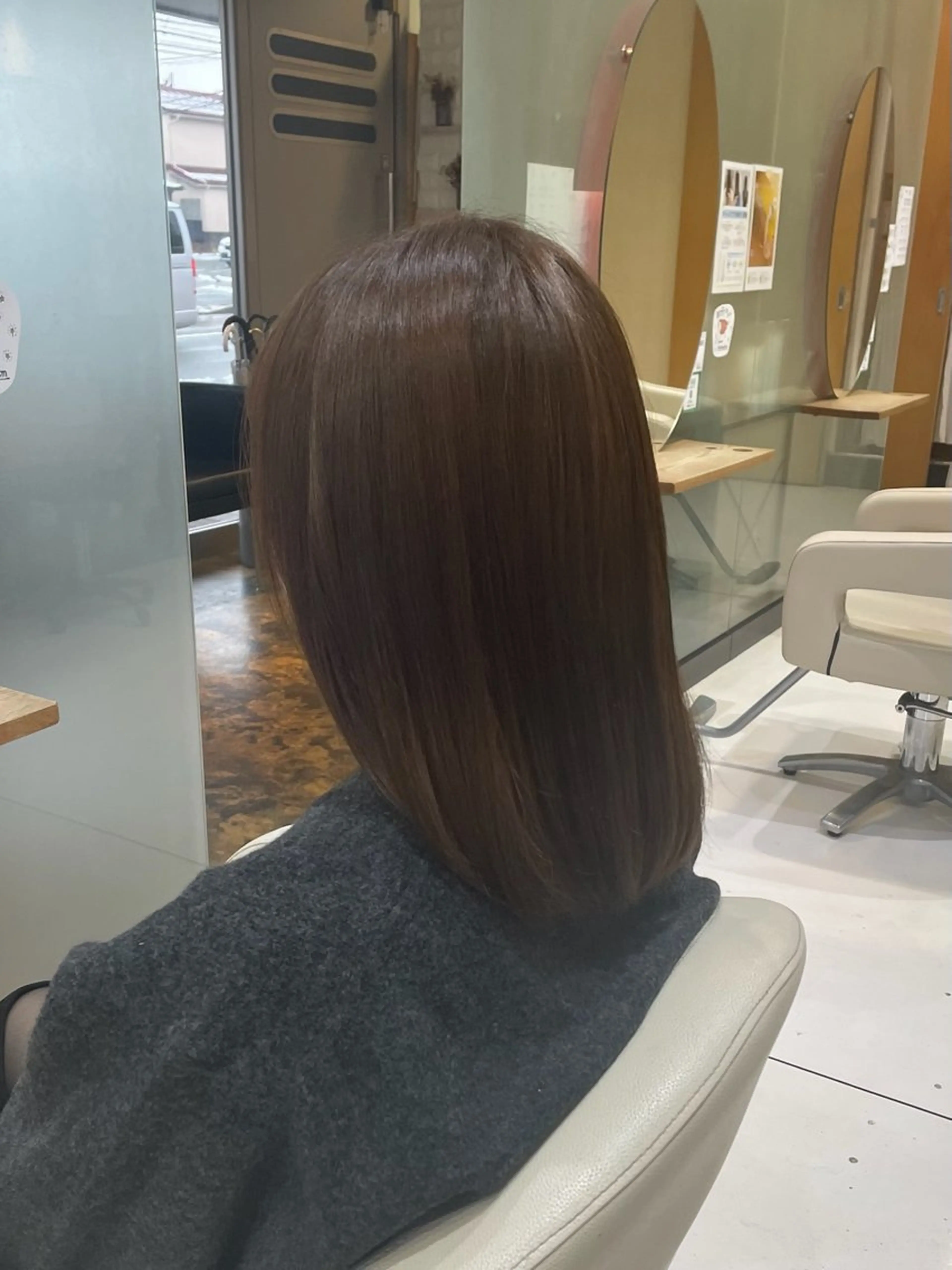 セミロング カラー ４ｃｍ諸江店所属・澤野 祐羽のヘアスタイル