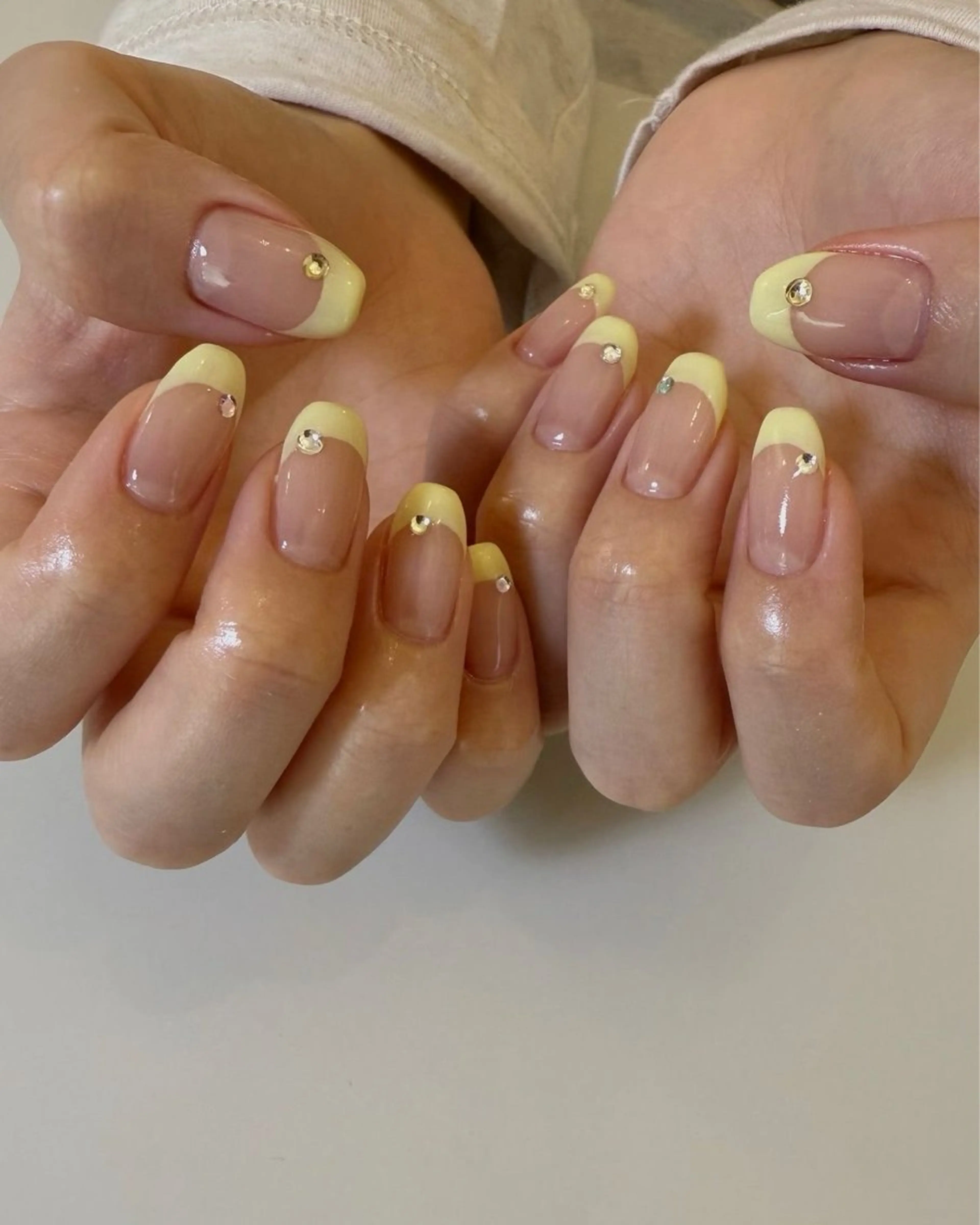 ネイル ジェルネイル ワンカラーネイル シンプルネイル ハンドネイル モリ アユミのネイルデザイン