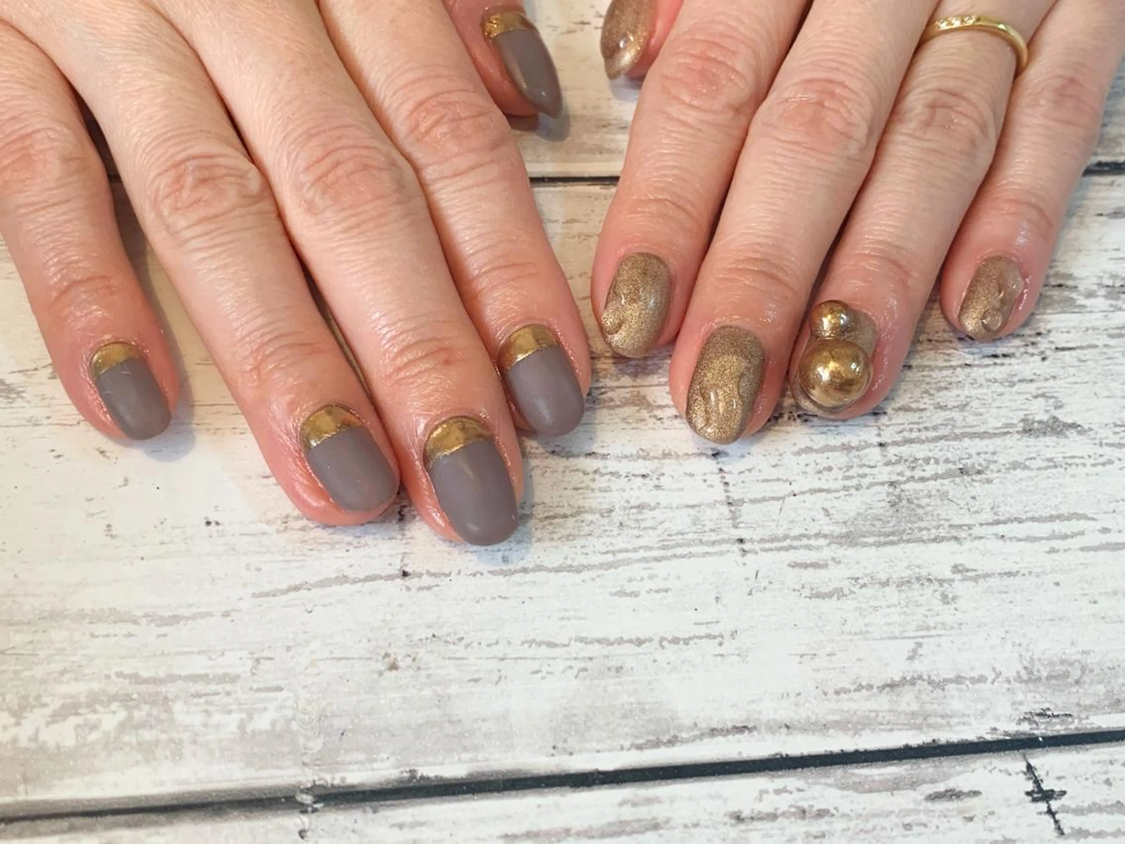 ネイル ハンドネイル フットネイル GéRanium Harukaのネイルデザイン