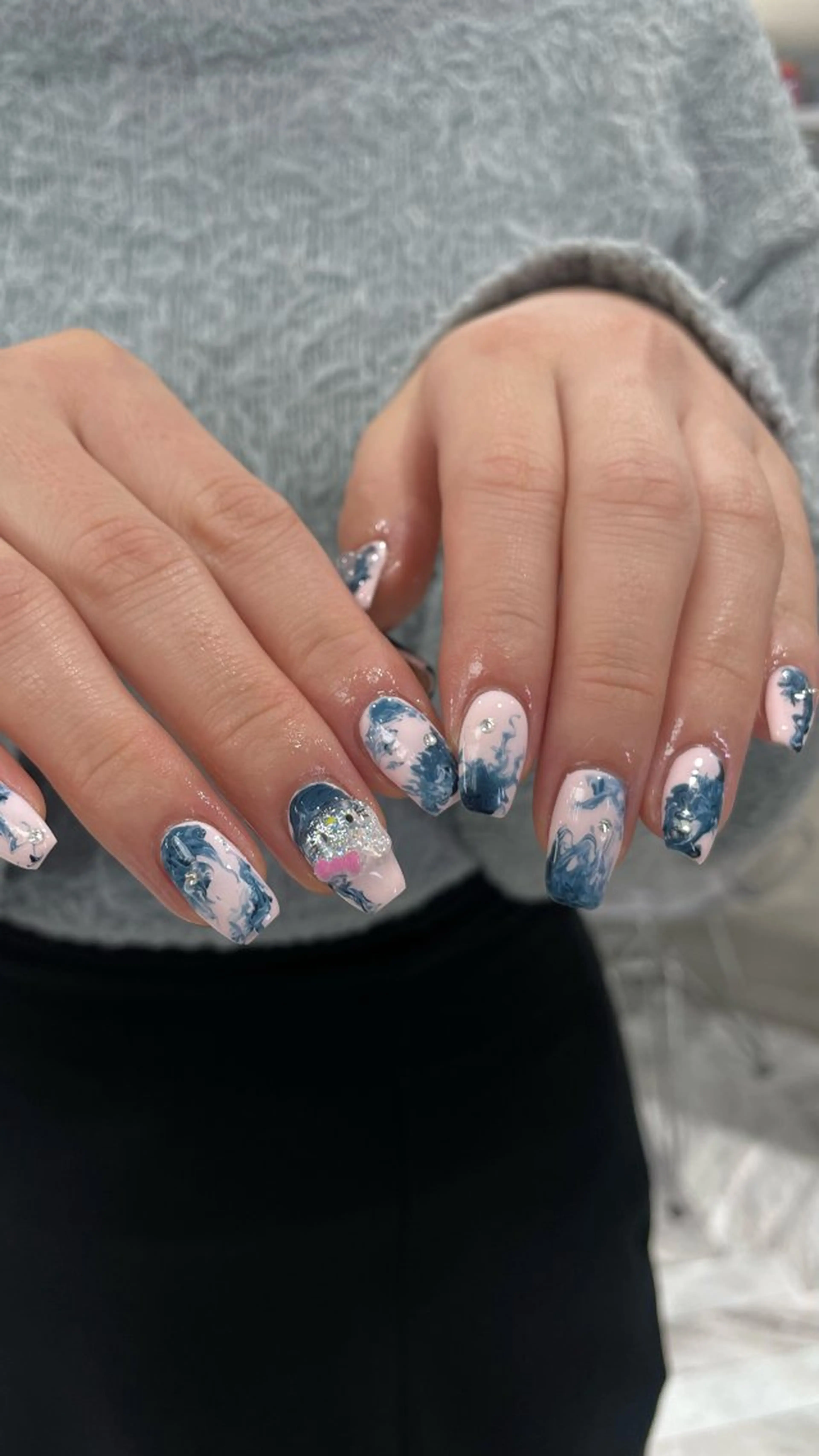 ネイル クルミ/ 💕ワンホンネイルのネイルデザイン