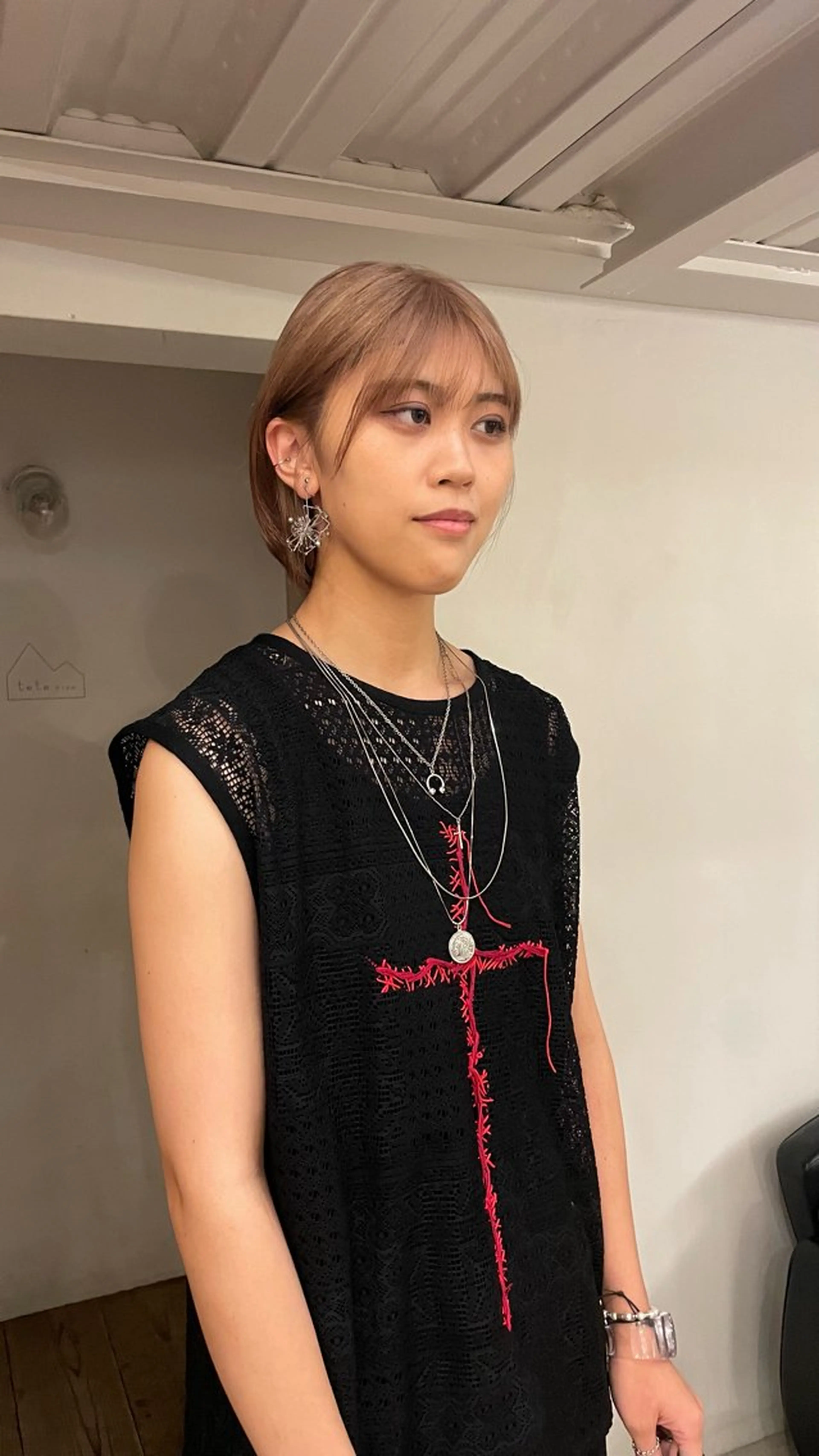 ミディアム カラー ベージュカラー ブリーチ 原宿/ケパーマ 🧺ユウマのヘアスタイル