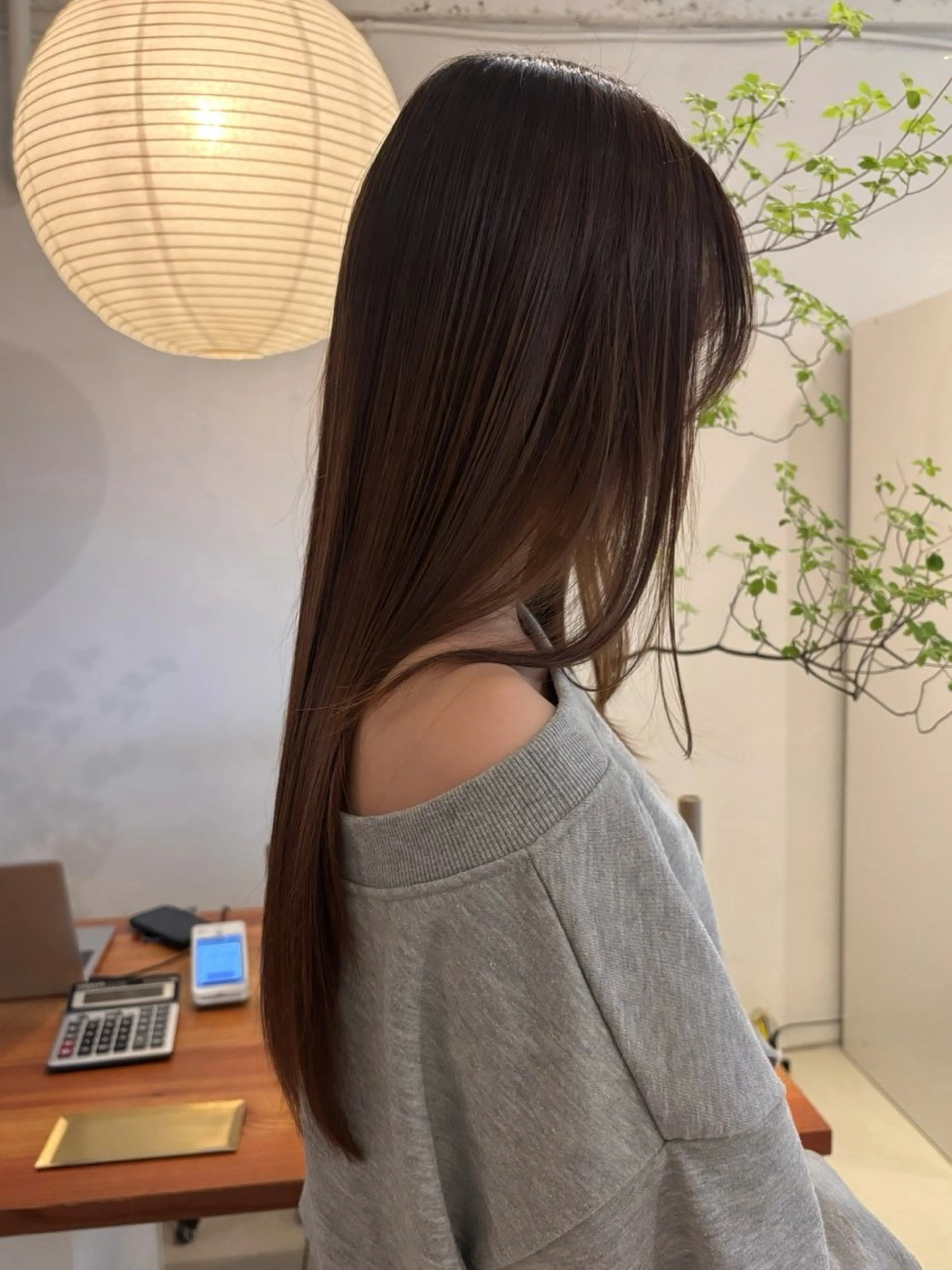 ロング 髪質改善 縮毛矯正 🍑透明感hair ・NENE🍑のヘアスタイル