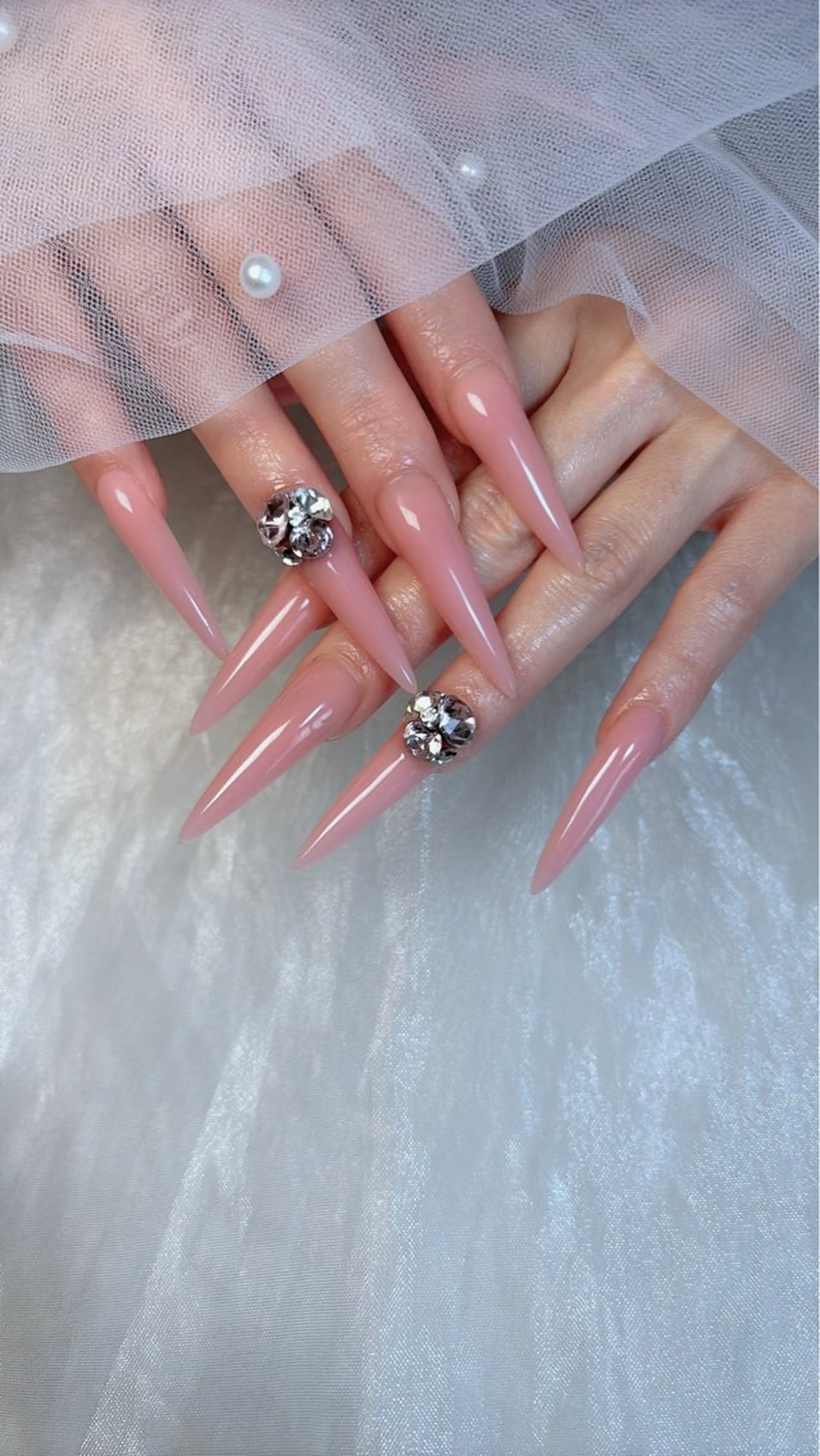 ネイル ロングネイル ハンドネイル salon de belnetta所属・kayo 💅のネイルデザイン