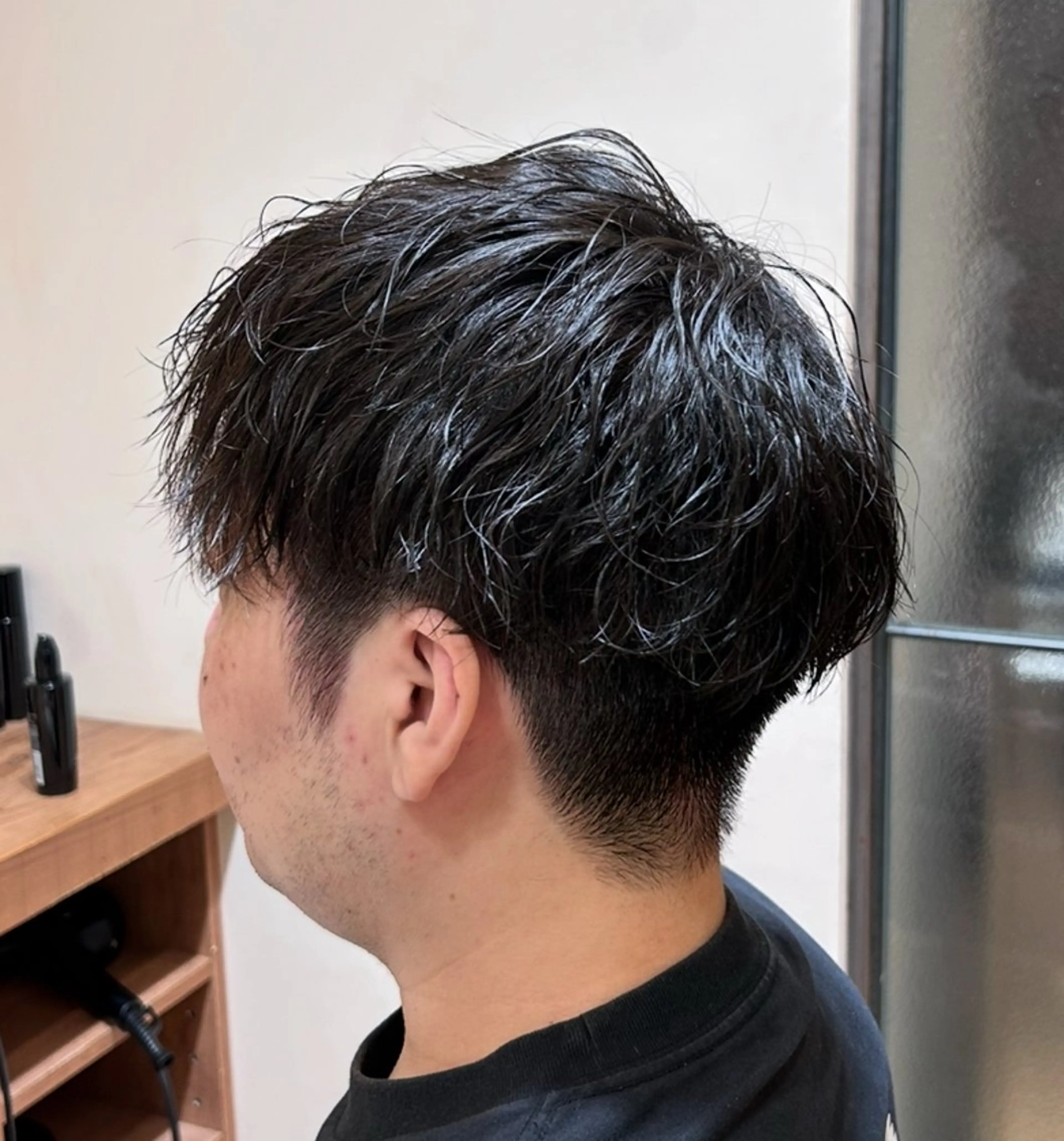 メンズ メンズパーマ 波巻きパーマ 大髙 まりののヘアスタイル