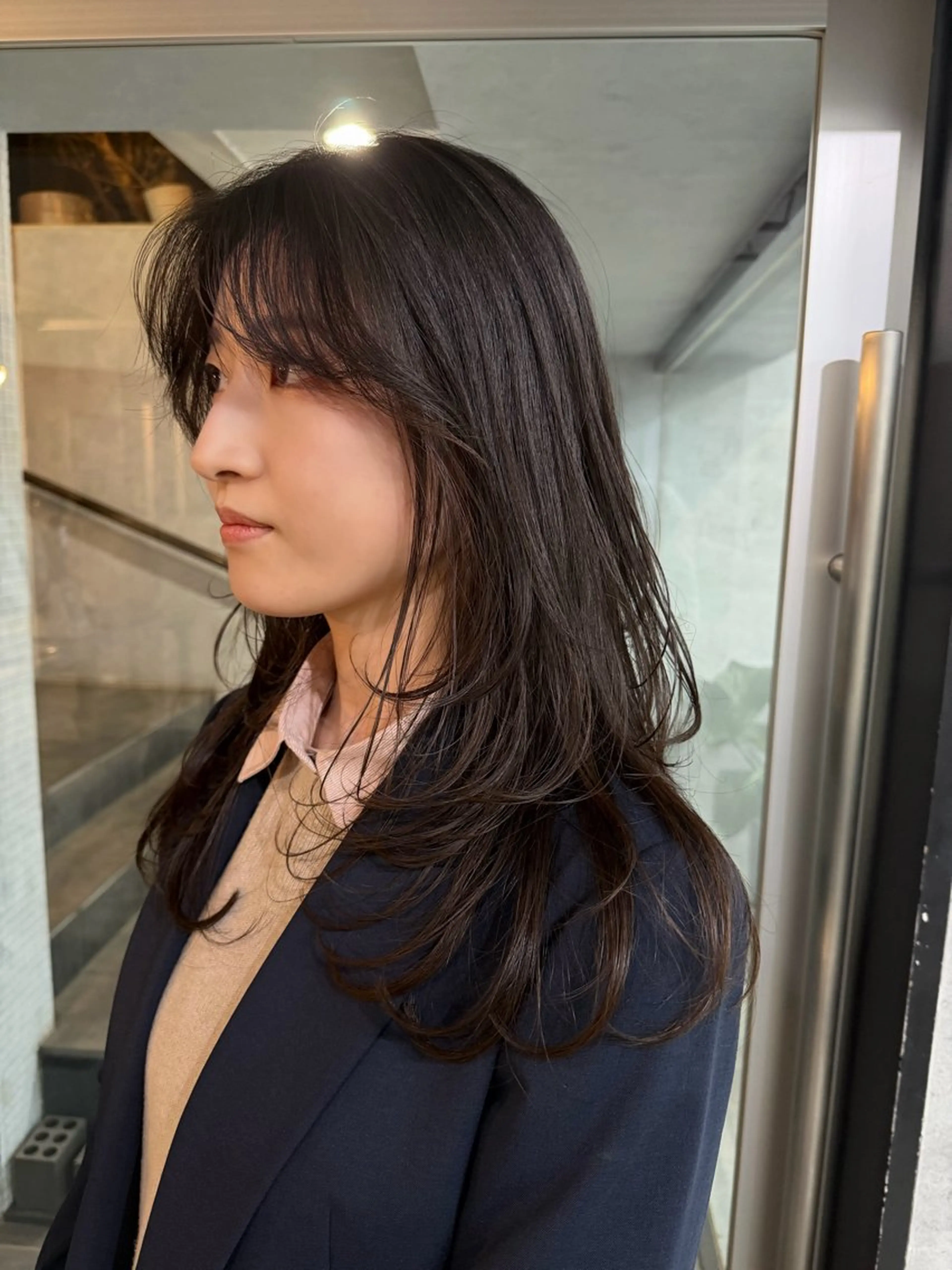 セミロング カラー カット ヘアカラー You/中明度カラー 🎨3ヶ月持つカットのヘアスタイル