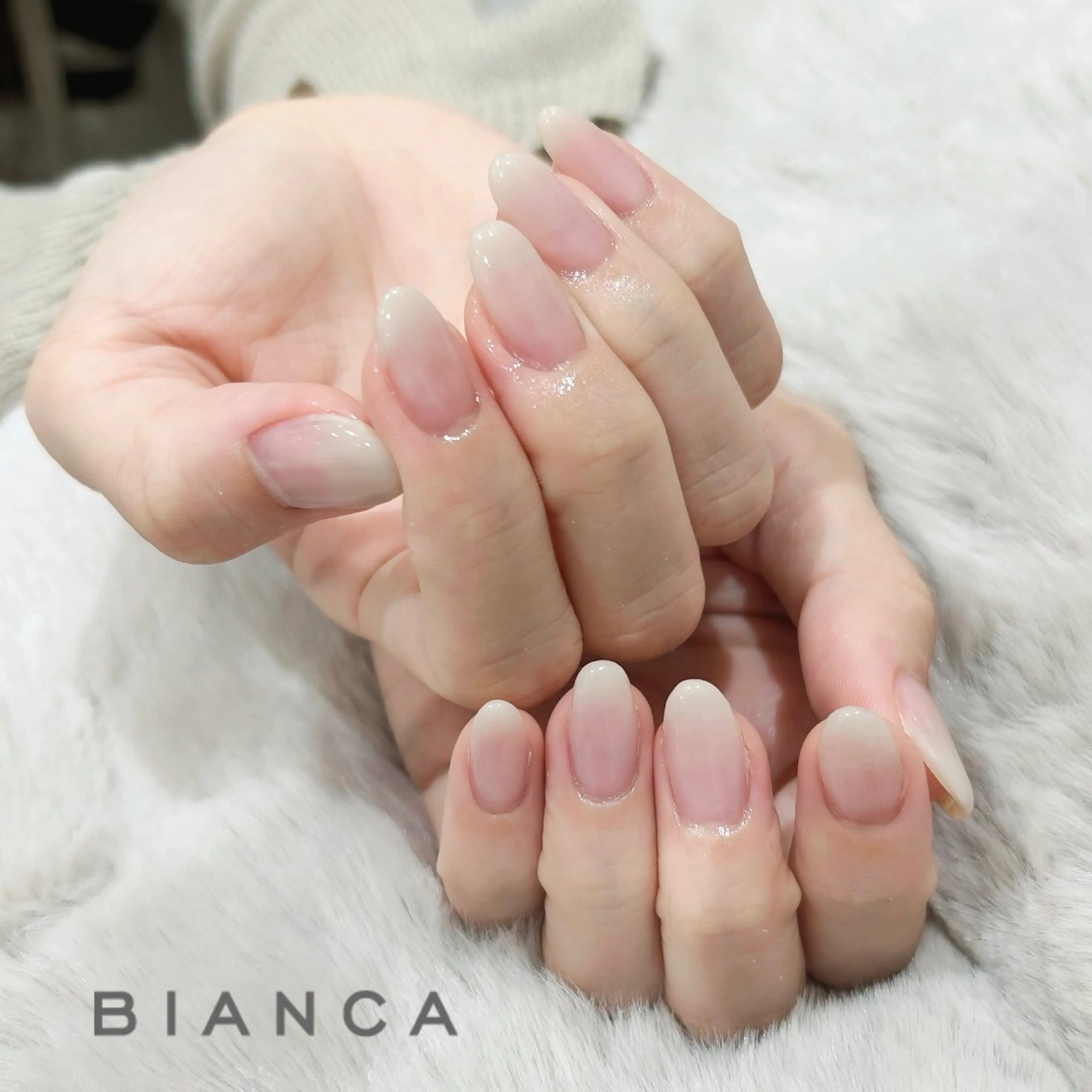 ネイル ハンドネイル Bianca 川口 moe˖ ࣪⊹のネイルデザイン