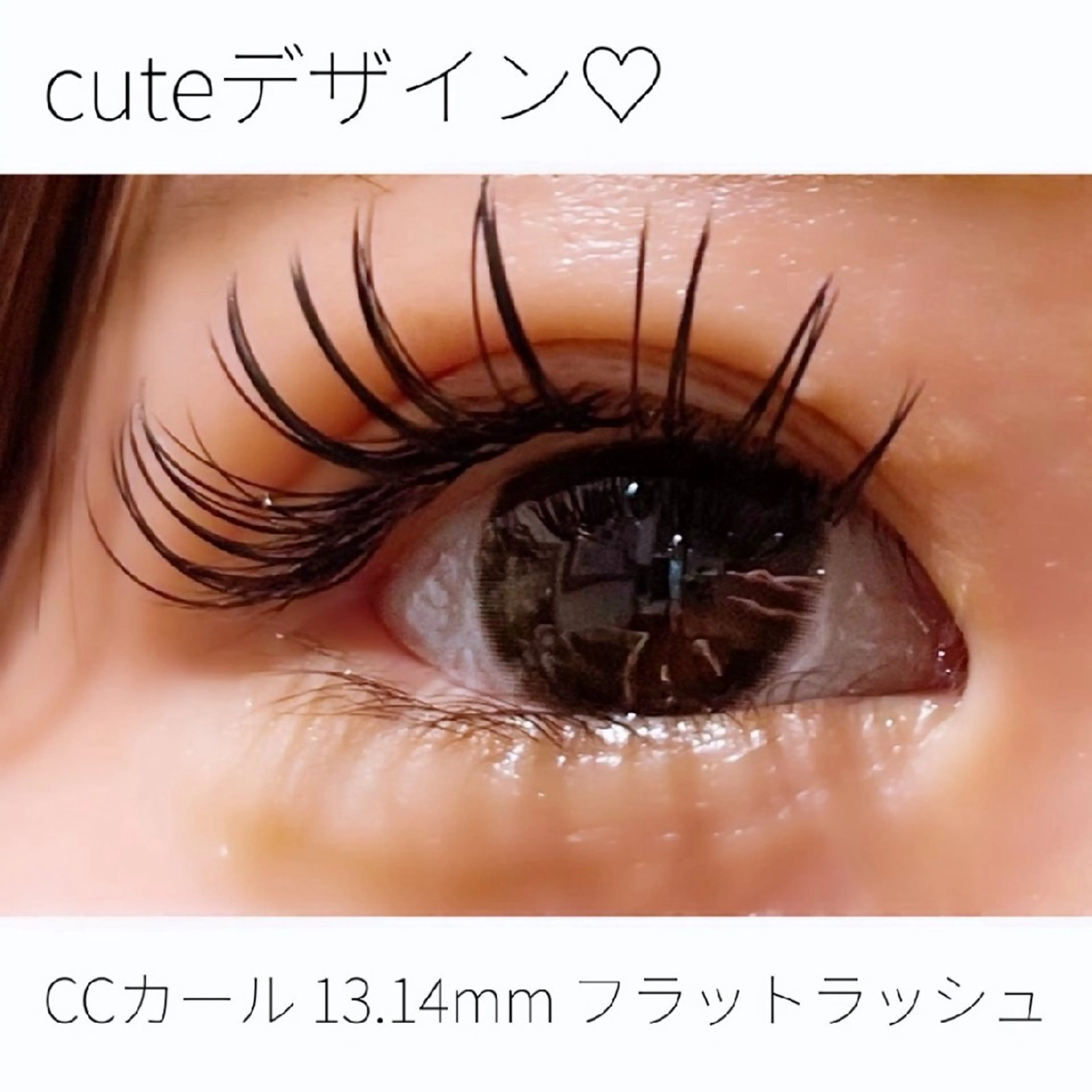 マツエク・マツパ CCカール Cカール キュート フラットラッシュ マツエク 大木 望のマツエク・マツパデザイン