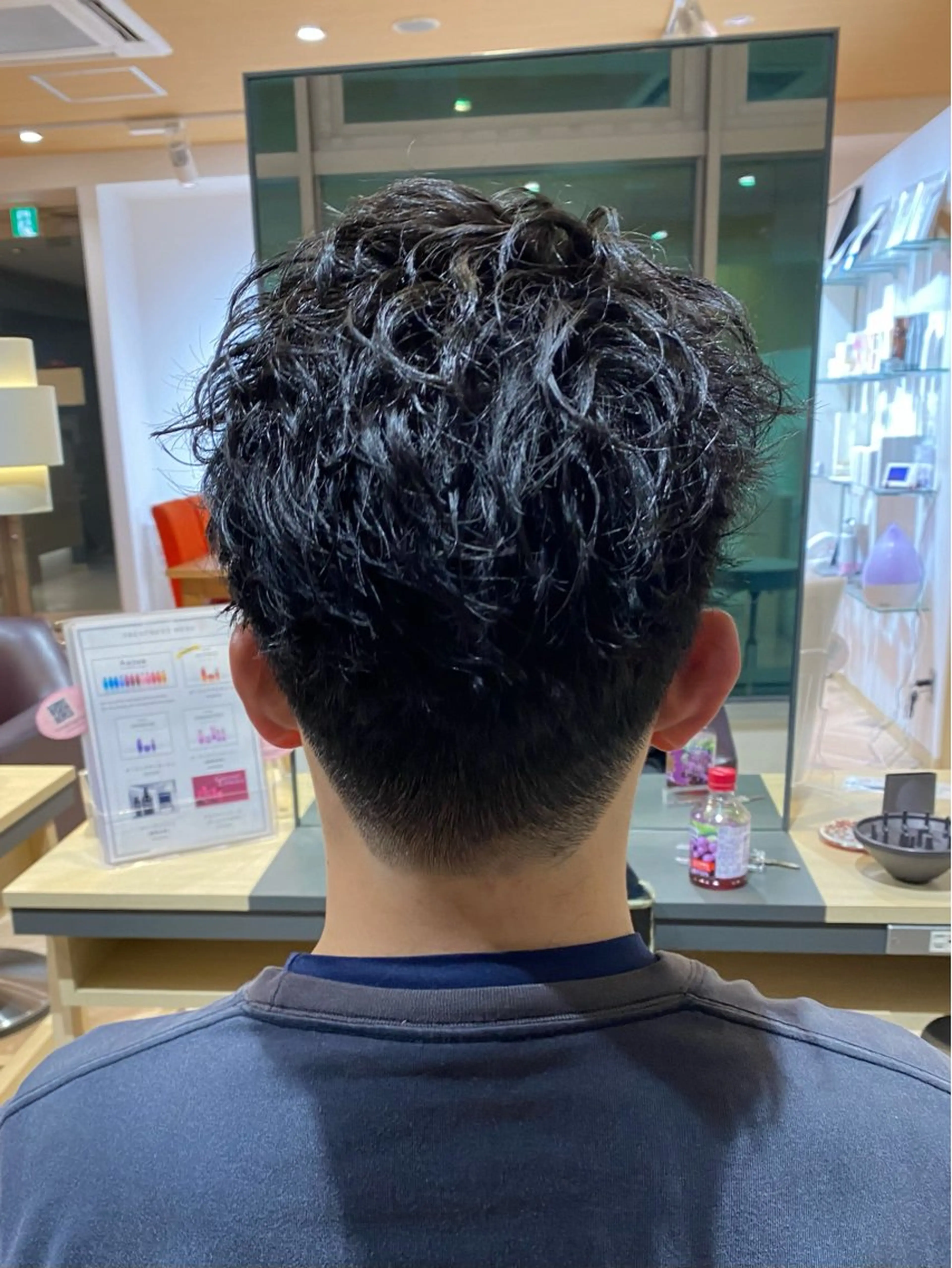 メンズ メンズ特化/フェザー /パーマ/伊勢元のヘアスタイル