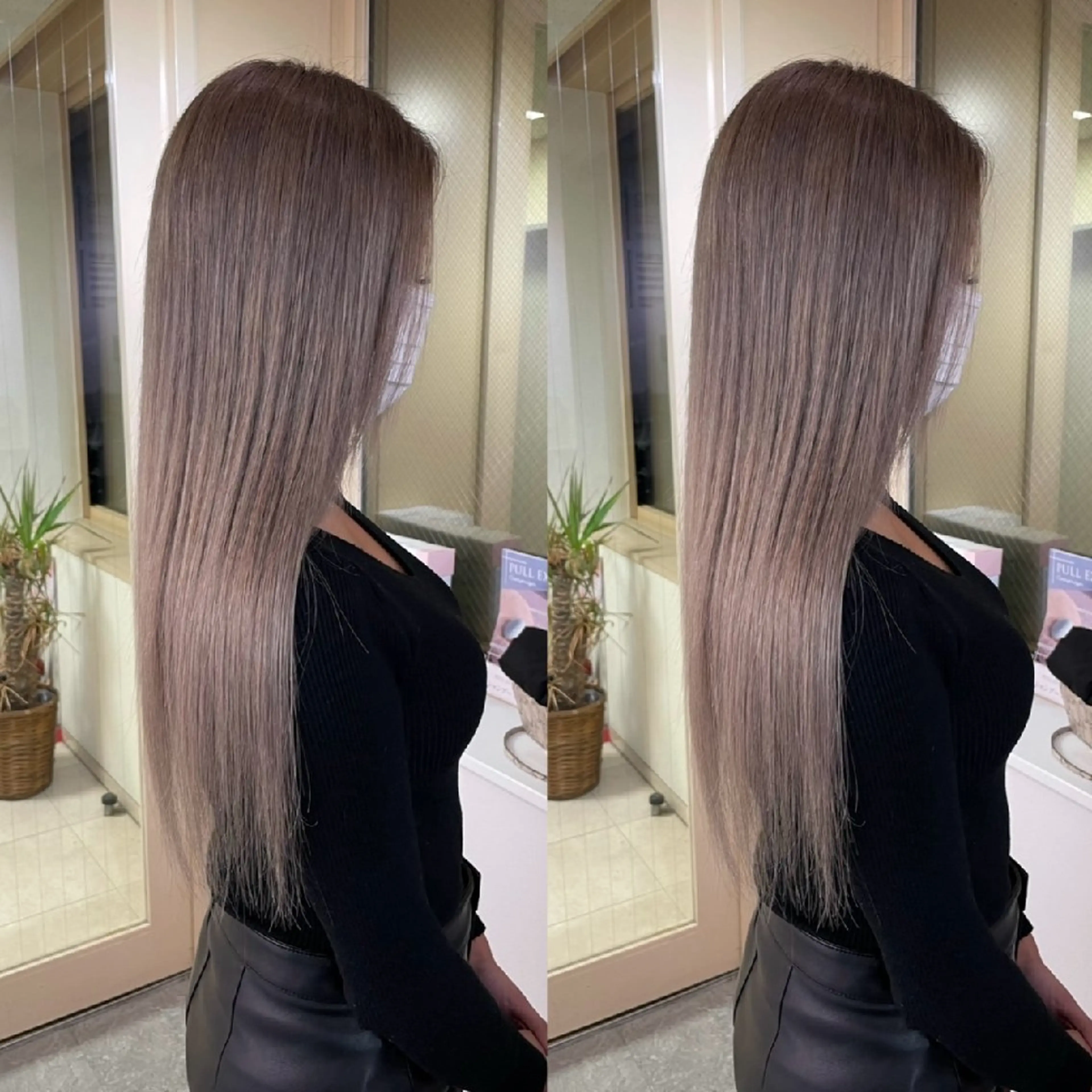 【癖とダメージが気になる方へ】【🫧極美髪🫧】🌟弱酸性美髪矯正🌟➕️Premium🍎幹細胞液🍀➕️カット✂️の写真