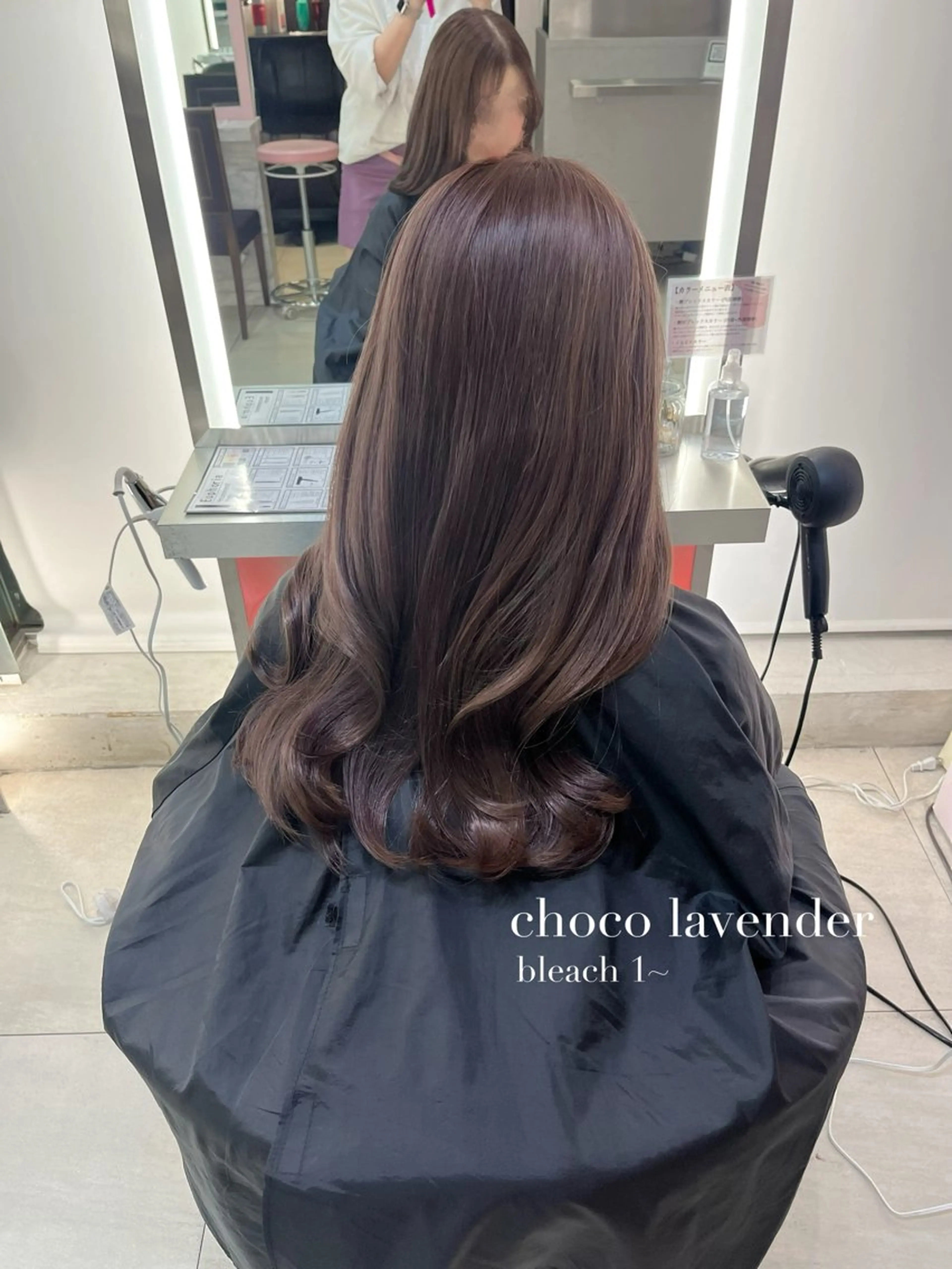 カラー ブリーチ ラベンダーカラー 上品モテガーリー Rena🎀のヘアスタイル