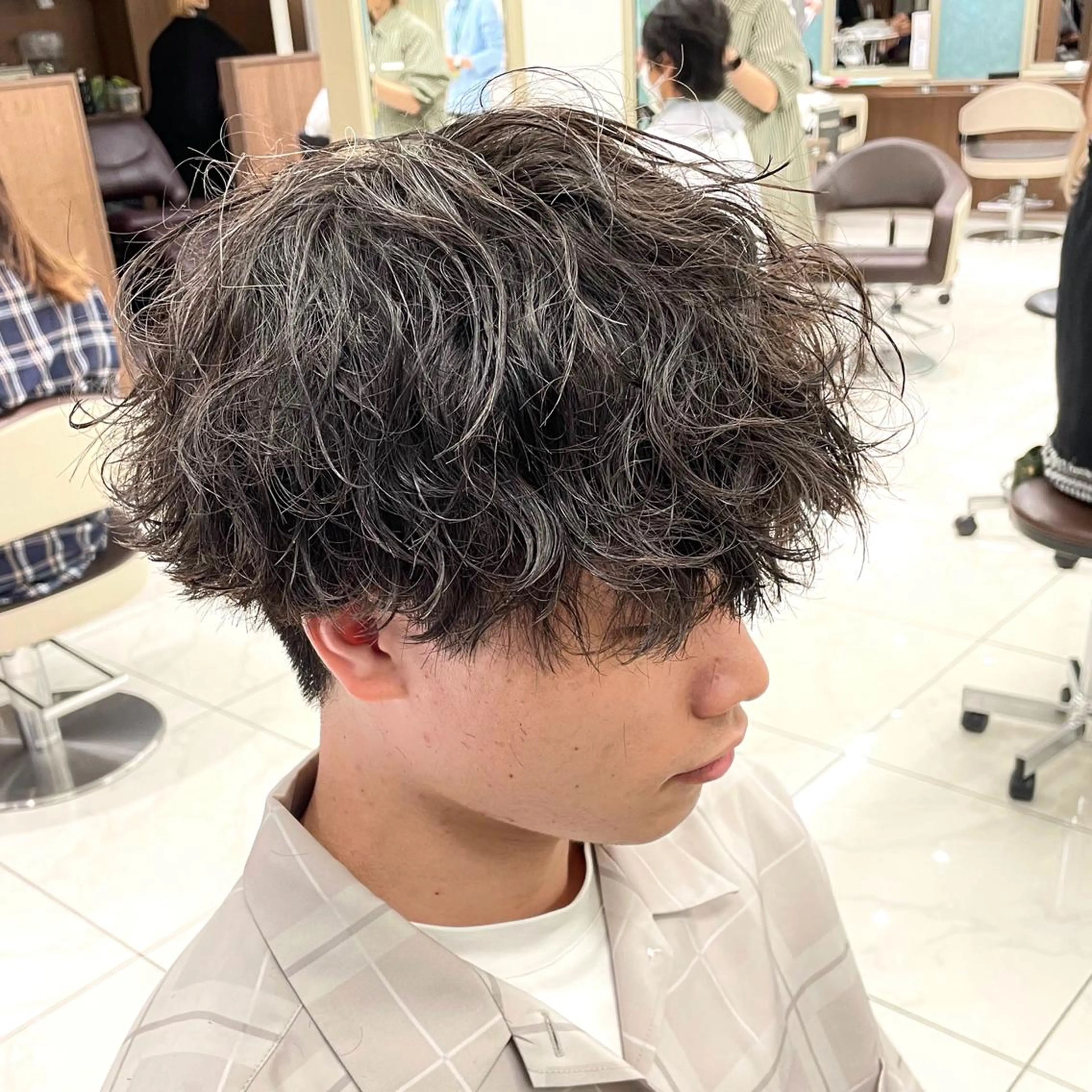 ショート パーマ メンズ 【メンズ特化】 池田大成✂︎のヘアスタイル