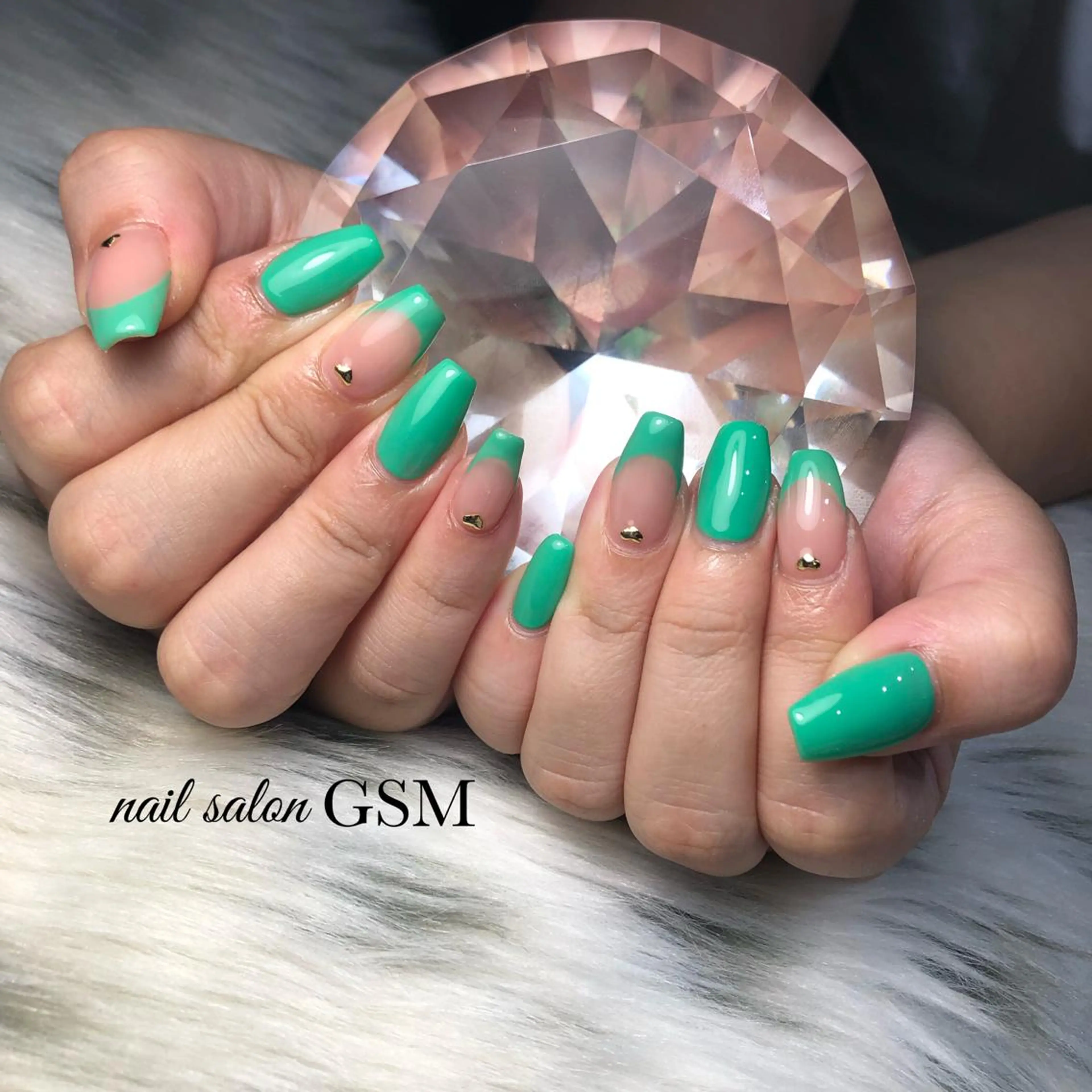 ネイル オフィスネイル シンプルネイル nail salon GSMのネイルデザイン