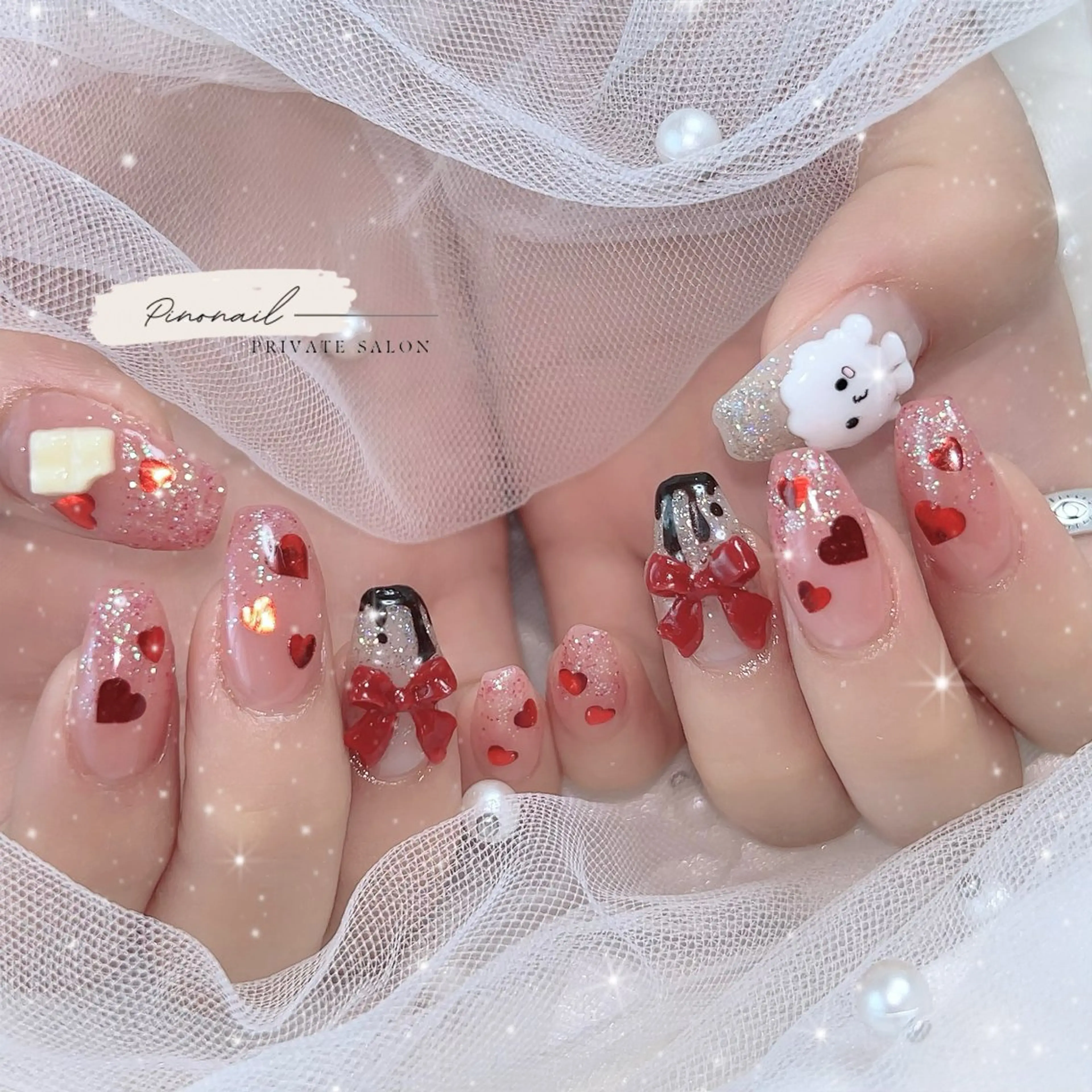 ネイル 持ち込み ハンドネイル pinonail所属・Pino Nailのネイルデザイン