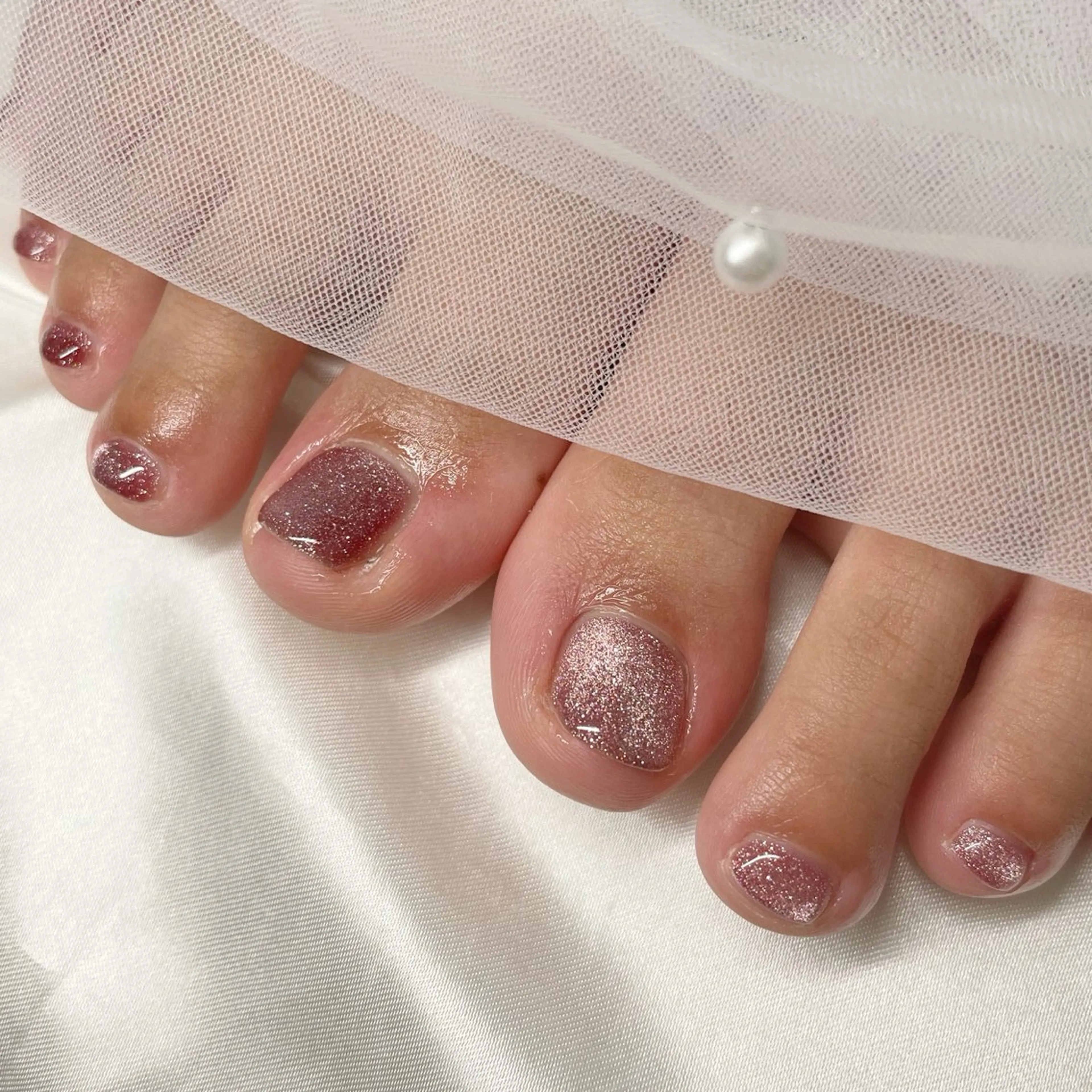 マグネットネイル(当店オフorオフなし)☆フットバス付☆の写真