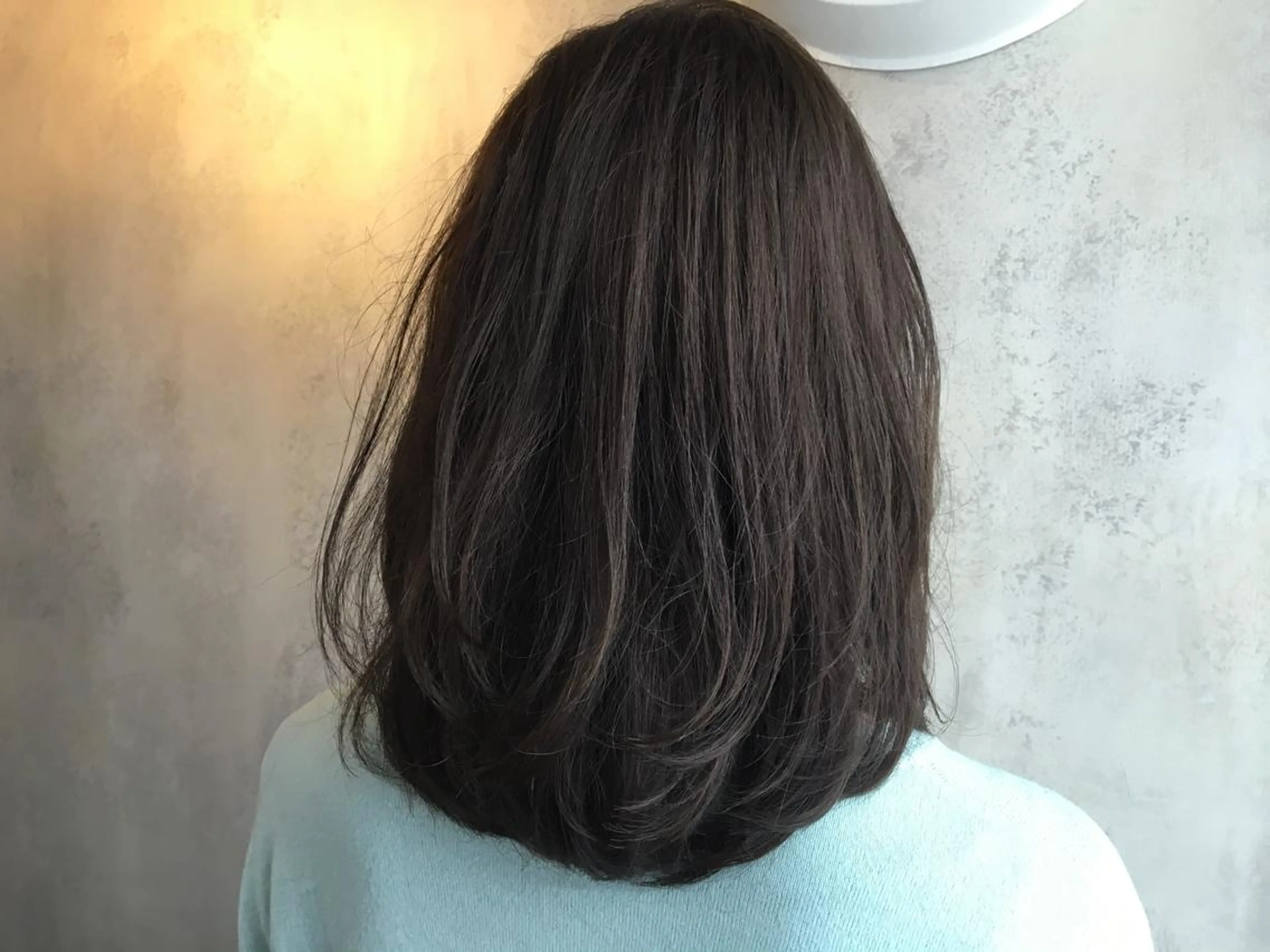 セミロング カラー グレージュ モカグレージュ 半個室女性salon 🩰Natsumiのヘアスタイル