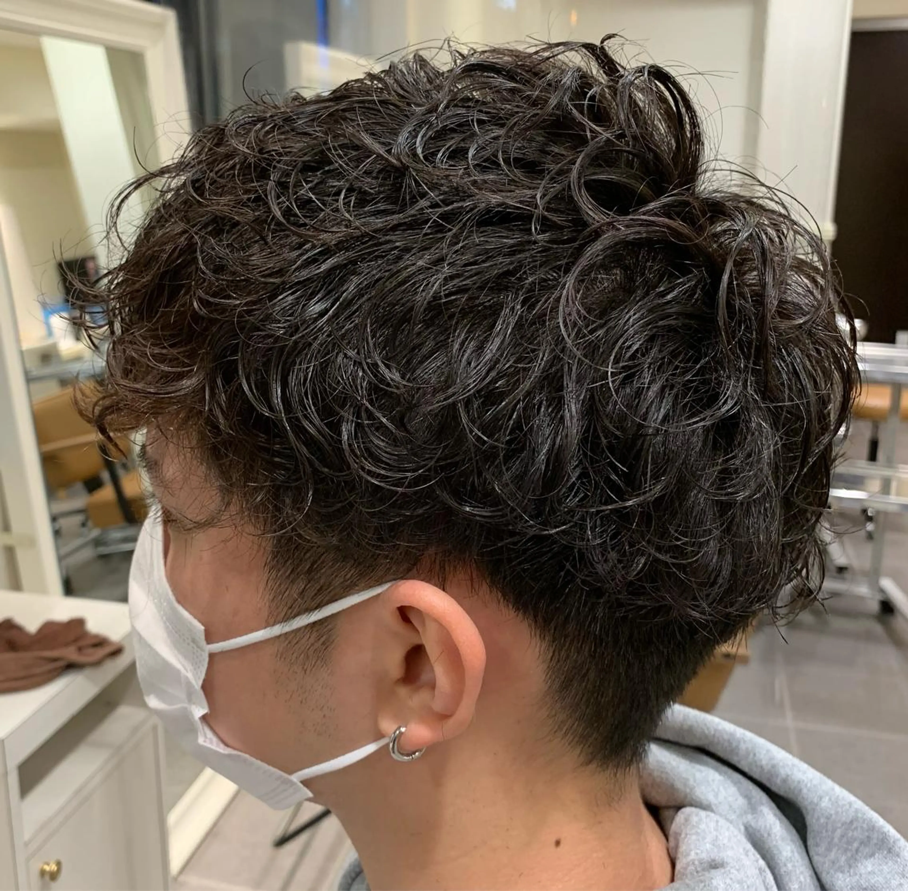 パーマ メンズ 💗BASSA 東久留米店💗のヘアスタイル