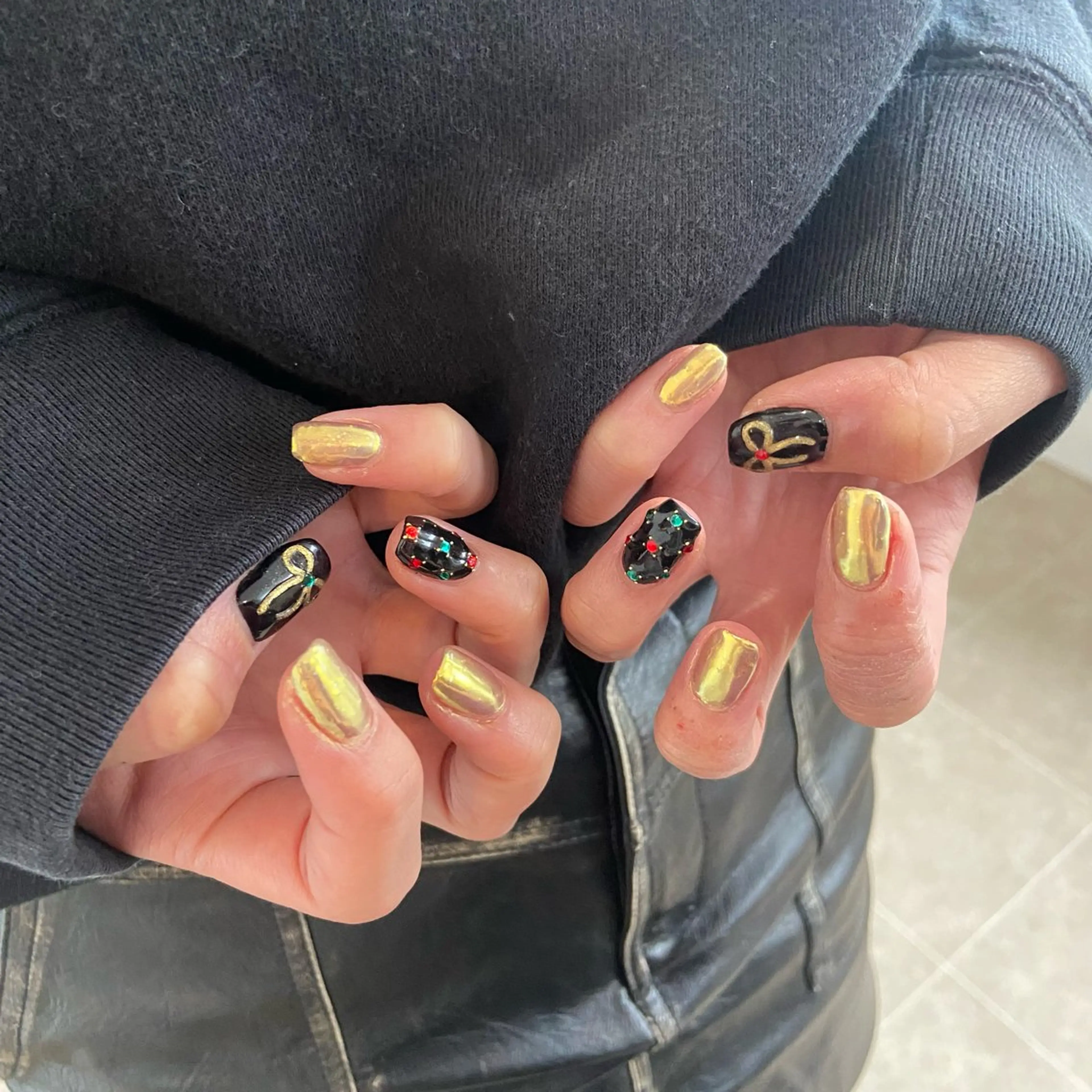 ネイル ハンドネイル Dia Lily. 加藤のネイルデザイン