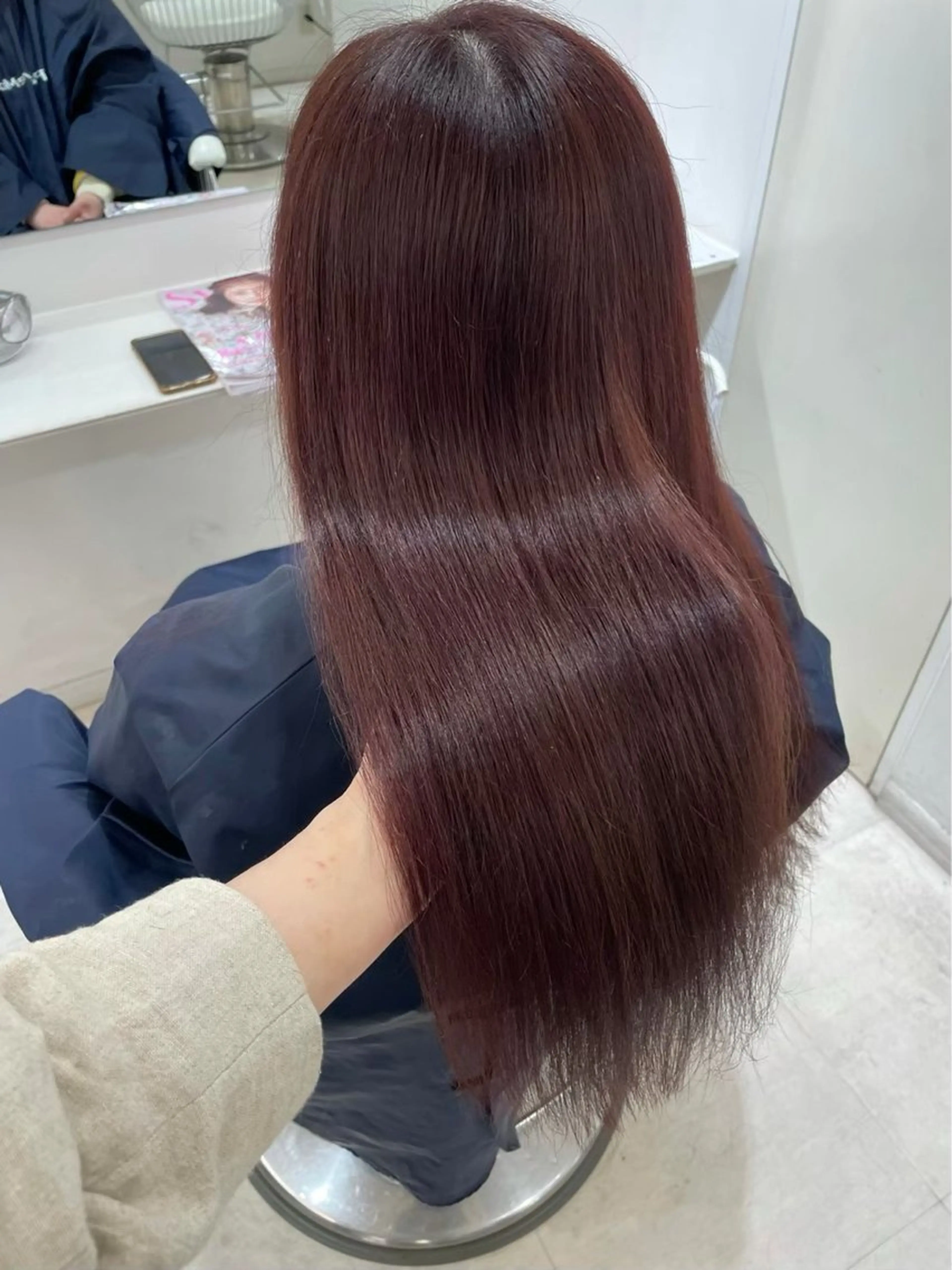 ロング カラー ヘアカラー ParveMix ♡白神みやびのヘアスタイル