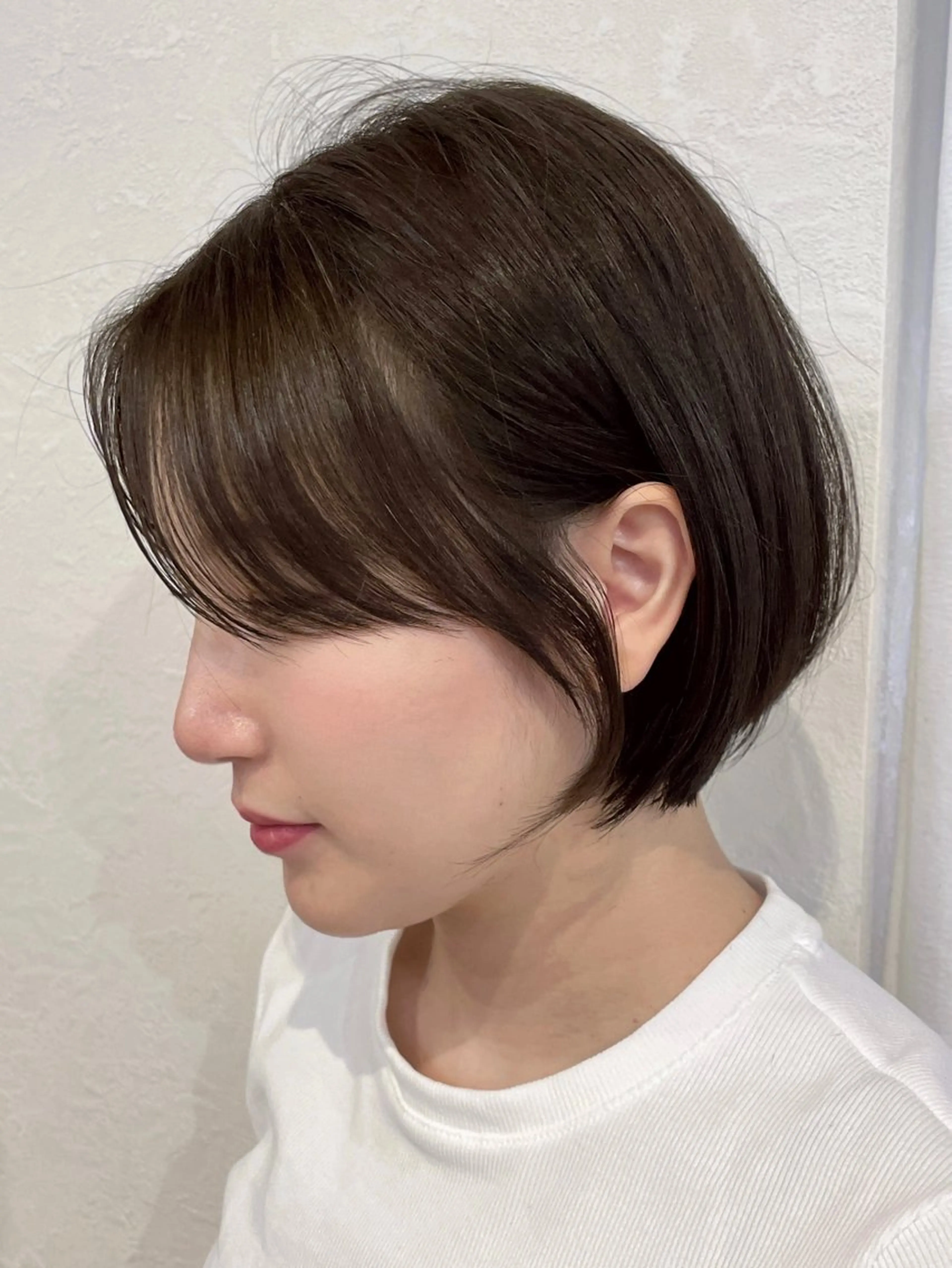 ショート ショートボブ 丸みショート ボブ ショートヘア INCE HAIR京都四条大宮所属・似合わせカット/ 顔周りカット/まりなのヘアスタイル