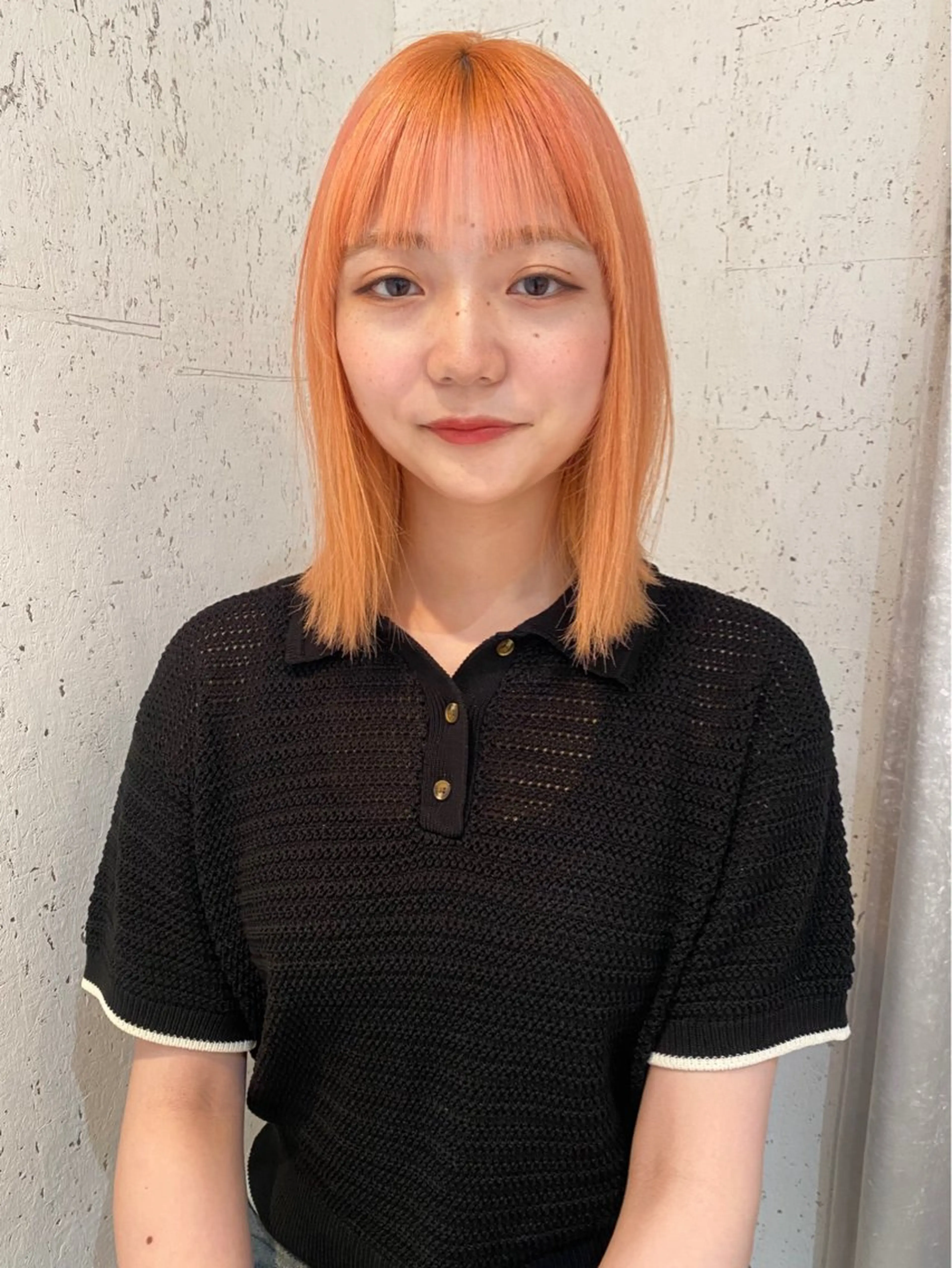 ミディアム カラー カット ヘアカラー トリートメント mai / linoah˚✧のヘアスタイル