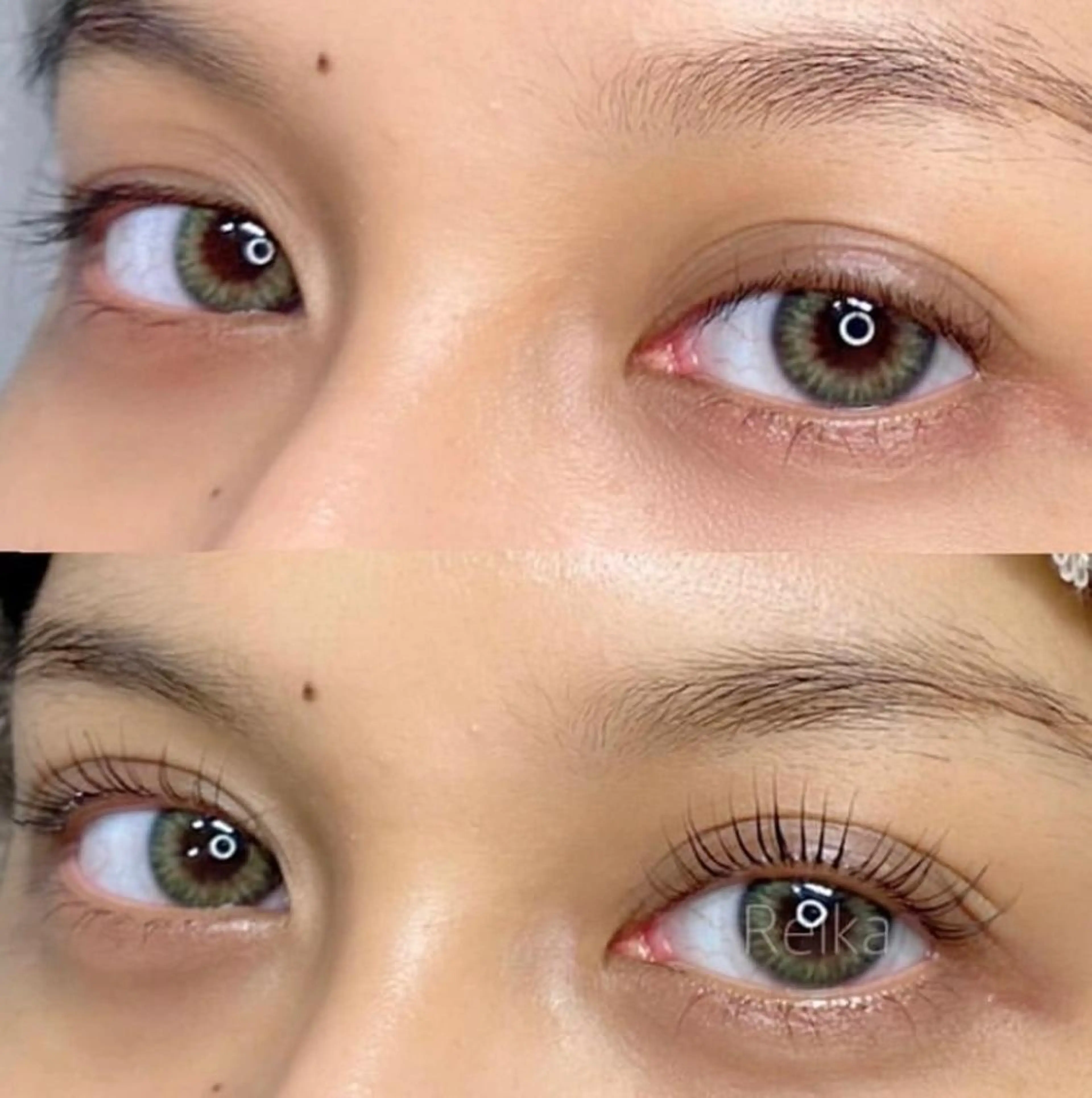 まつ毛パーマ上の写真