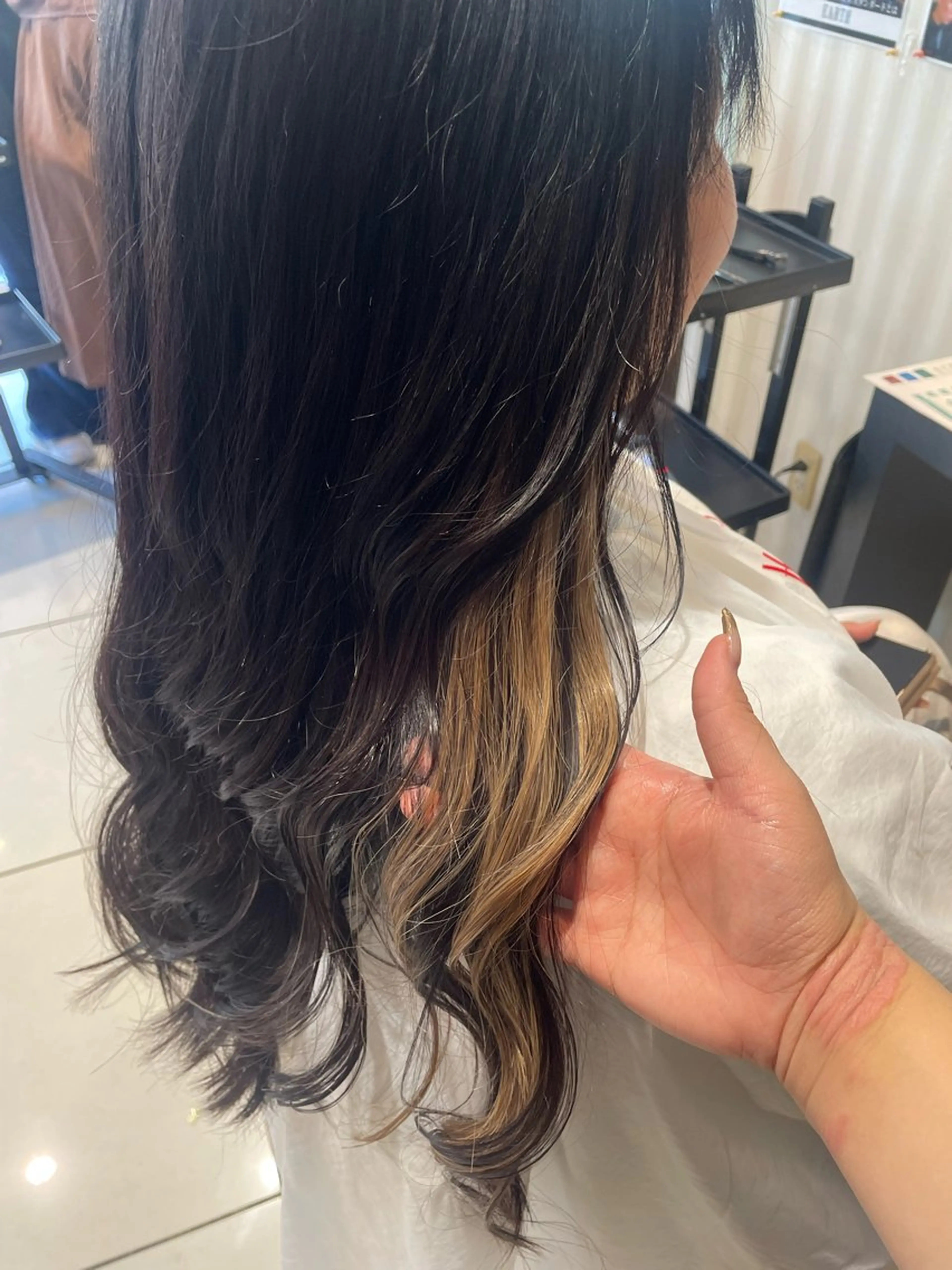 ロング エクステ 💞暖色カラー 💞risaのヘアスタイル